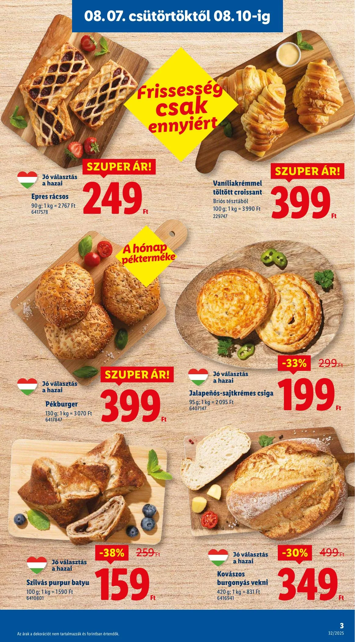 Lidl akciós újság 08.07–08.13 – 3. oldal