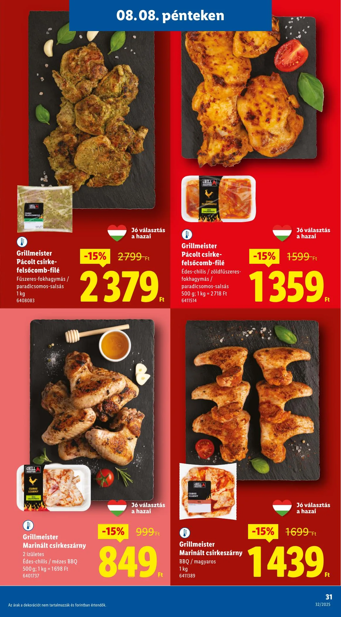 Lidl akciós újság 08.07–08.13 – 31. oldal