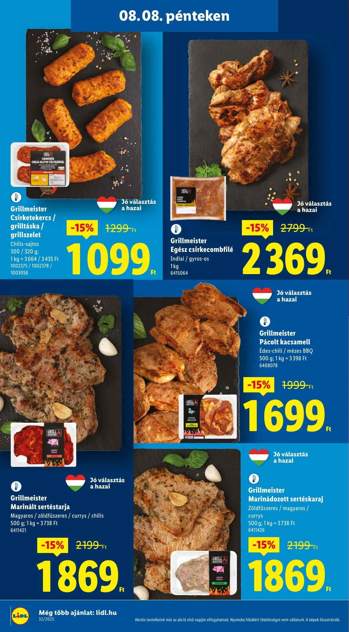 Lidl akciós újság 08.07–08.13 – 32. oldal