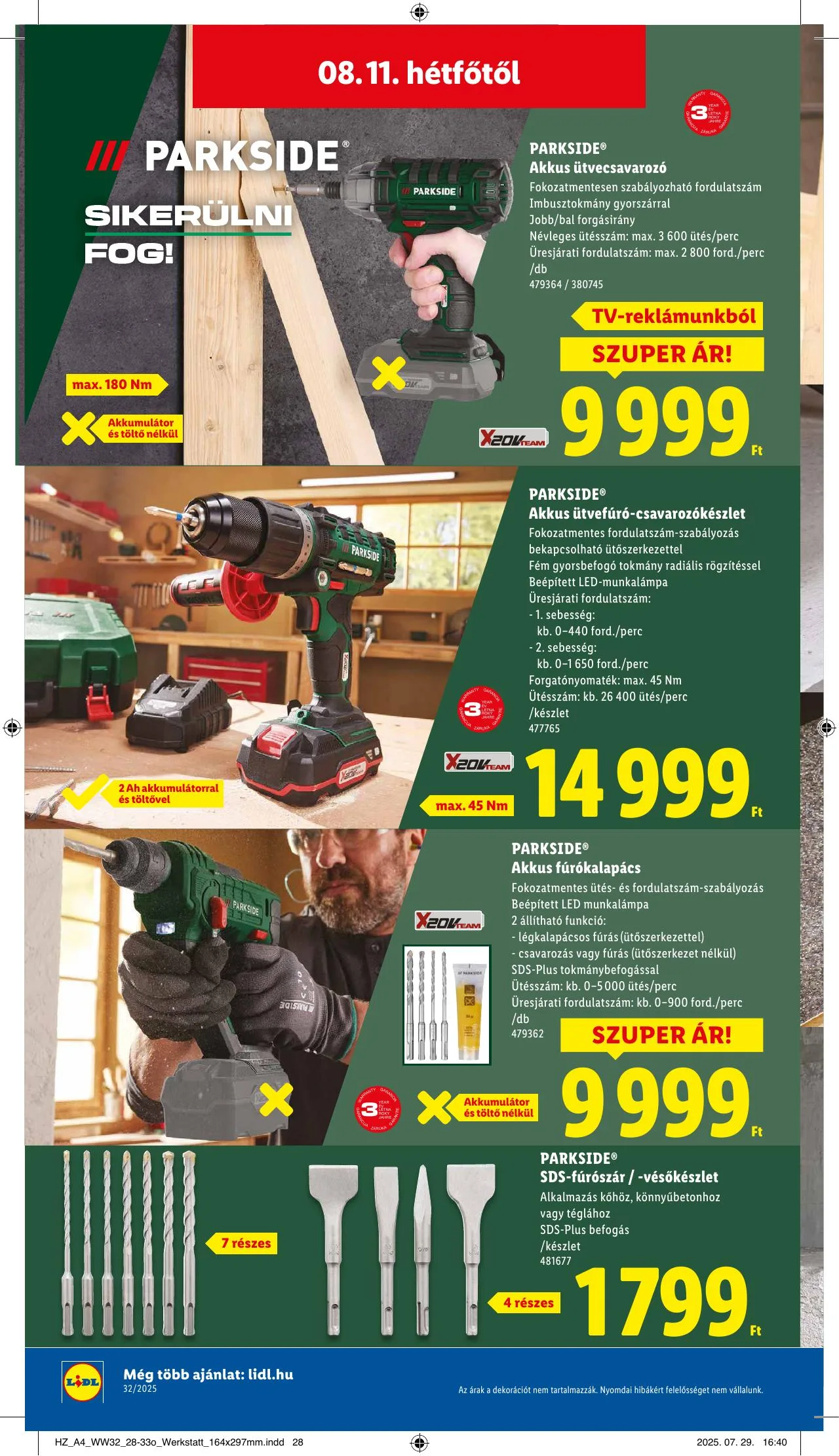 Lidl akciós újság 08.07–08.13 – 38. oldal