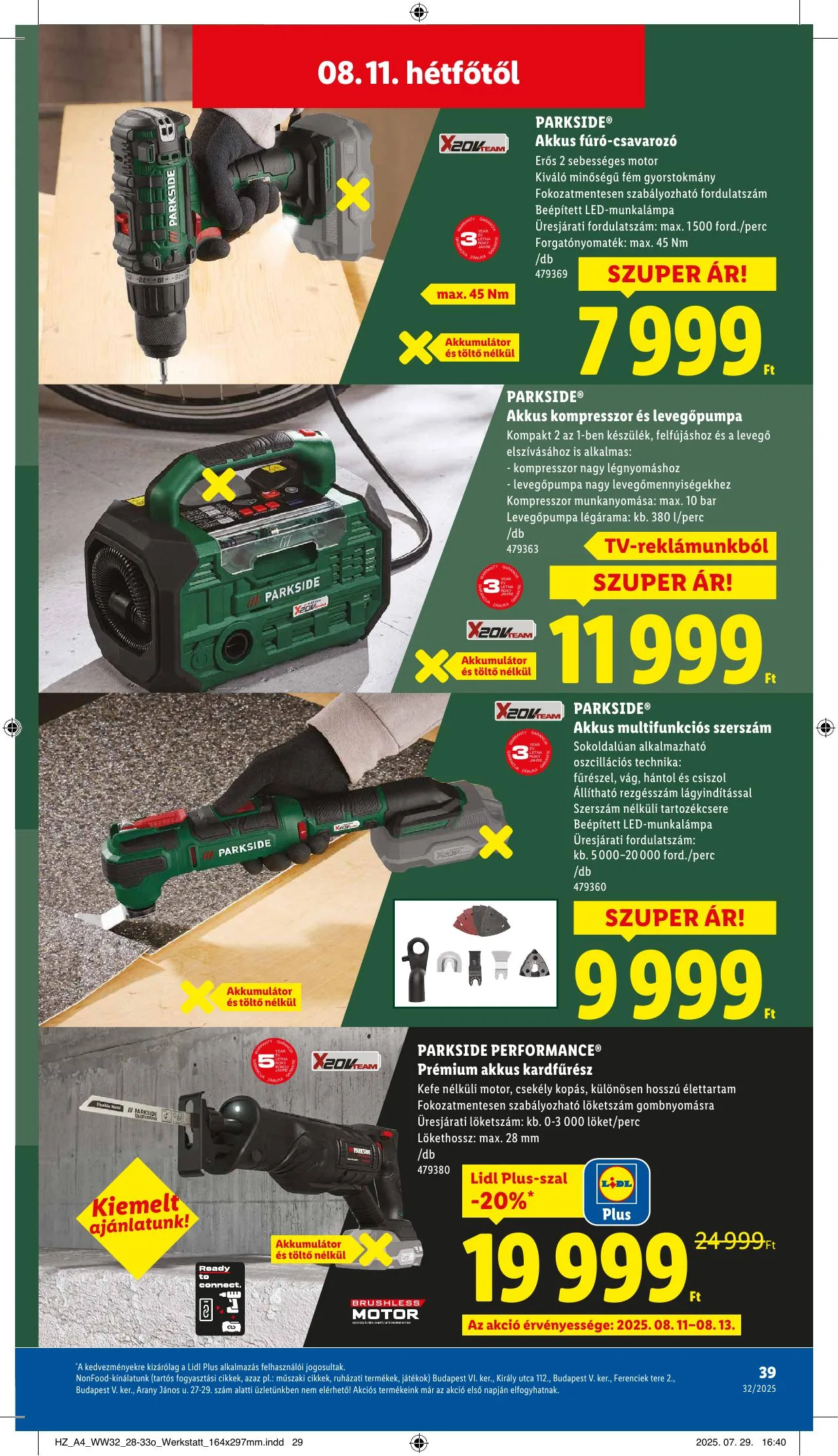 Lidl akciós újság 08.07–08.13 – 39. oldal