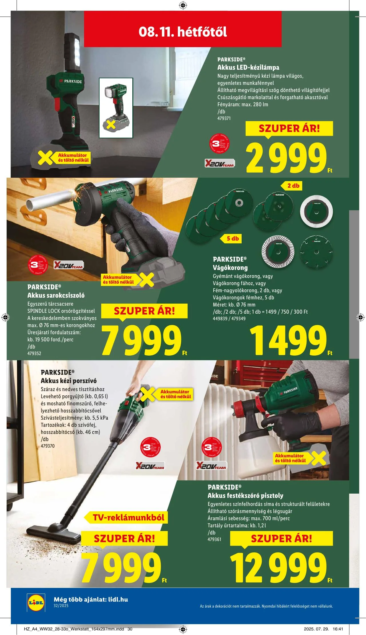 Lidl akciós újság 08.07–08.13 – 40. oldal