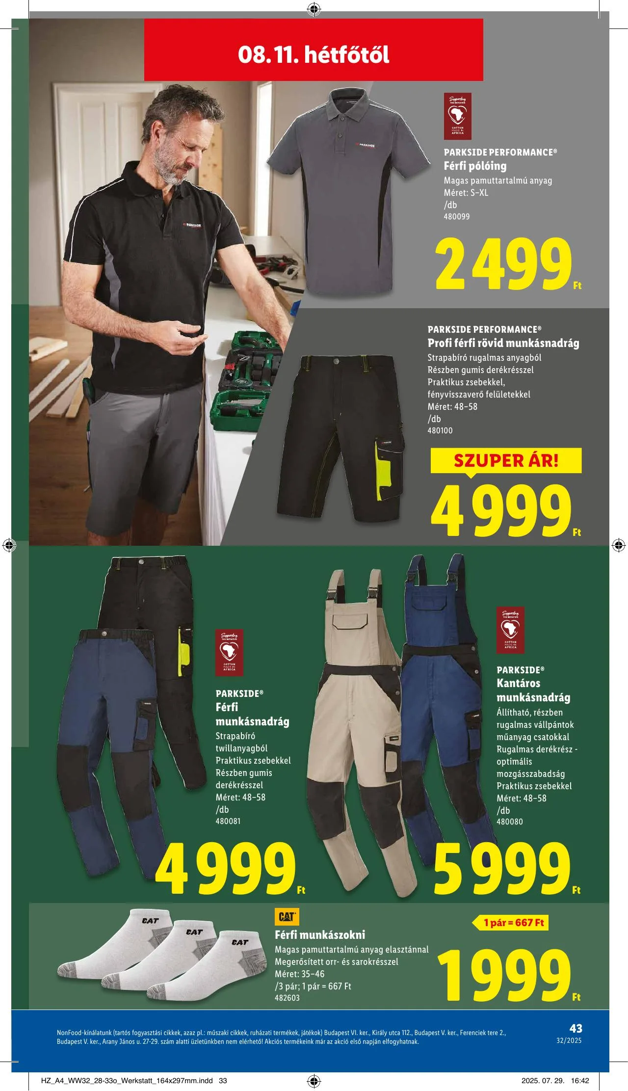 Lidl akciós újság 08.07–08.13 – 43. oldal