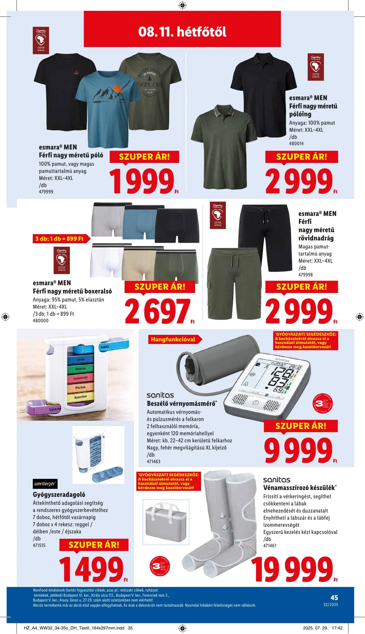 Lidl akciós újság 08.07–08.13 – 45. oldal