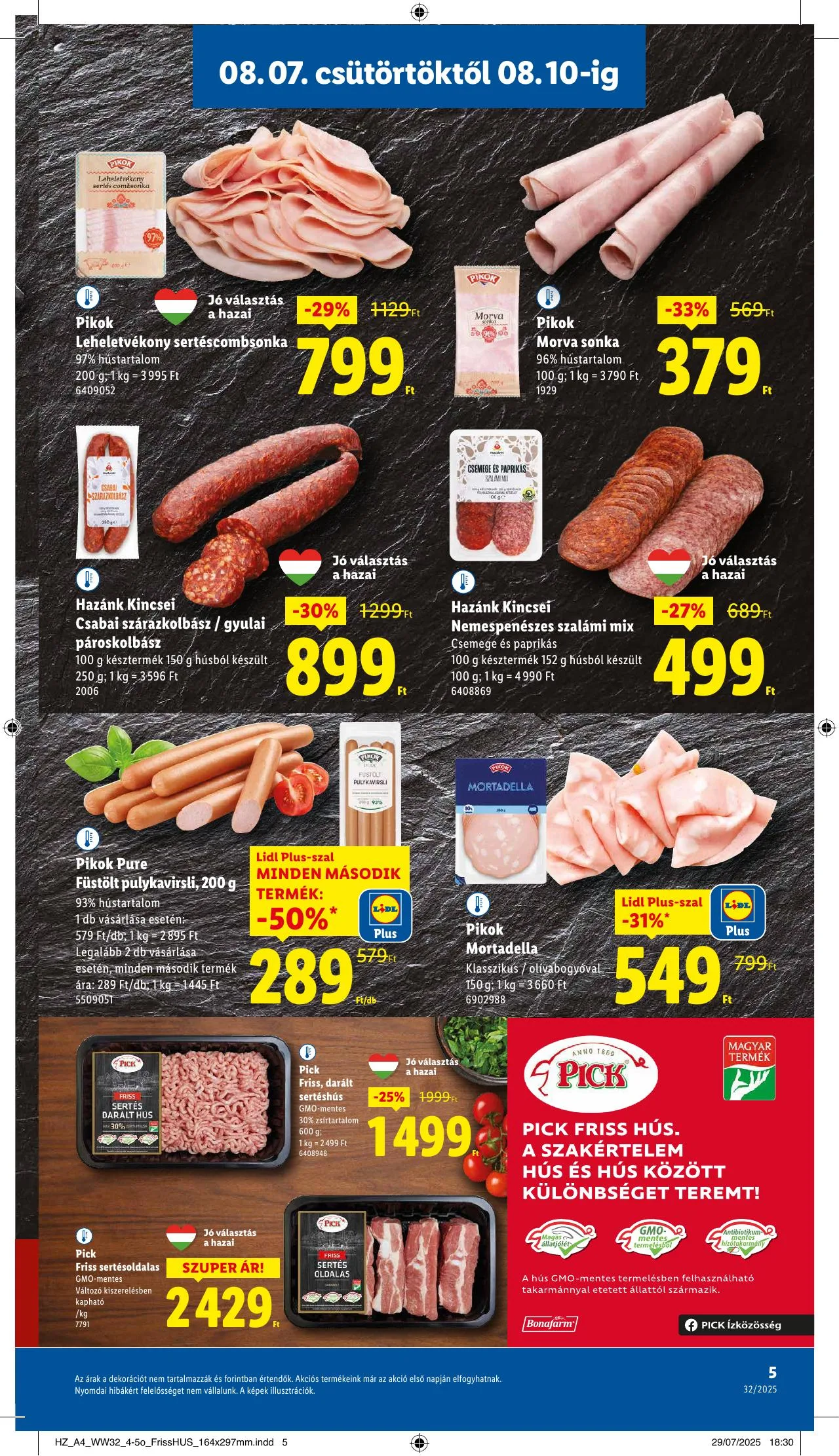 Lidl akciós újság 08.07–08.13 – 5. oldal