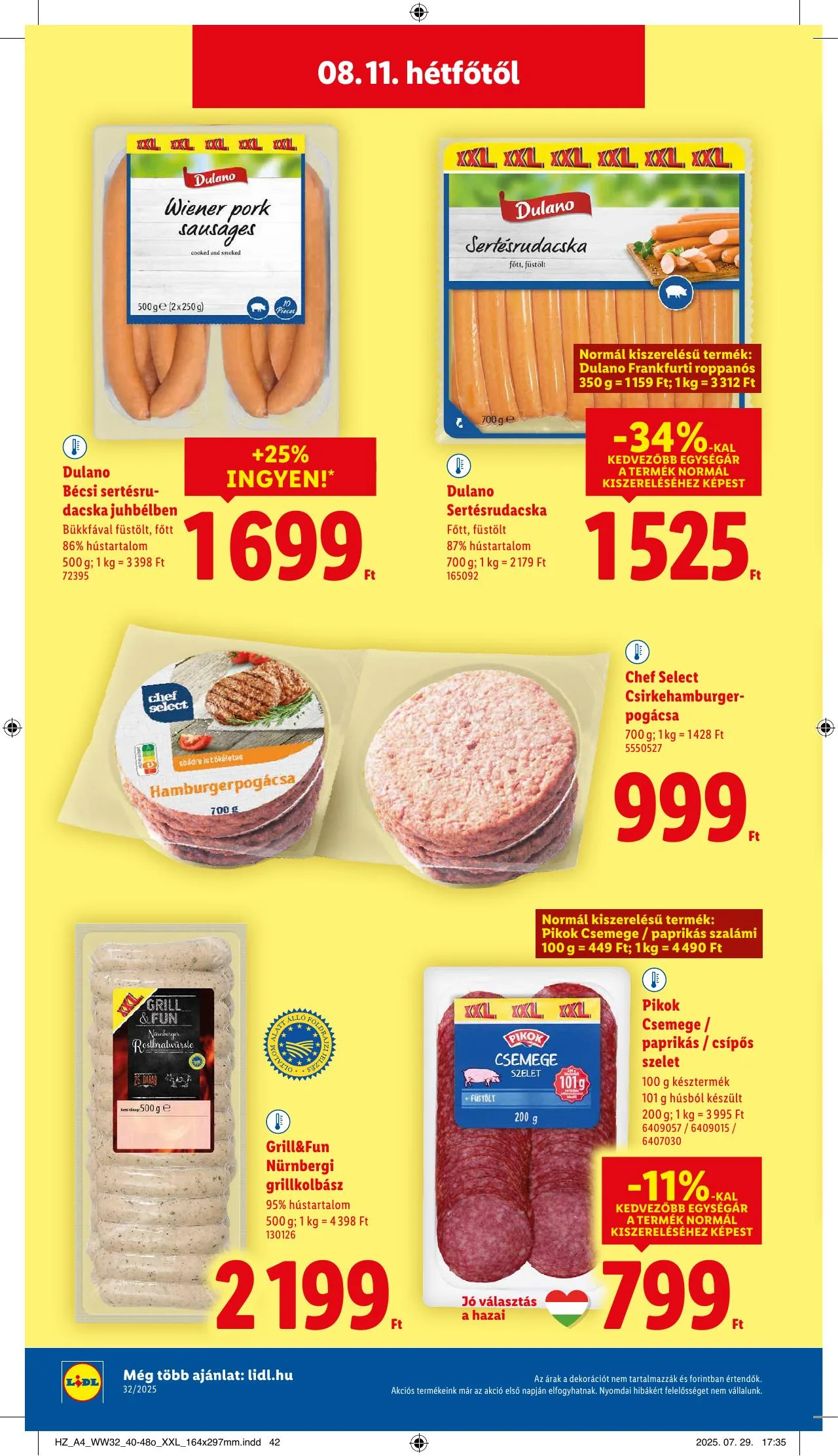 Lidl akciós újság 08.07–08.13 – 52. oldal