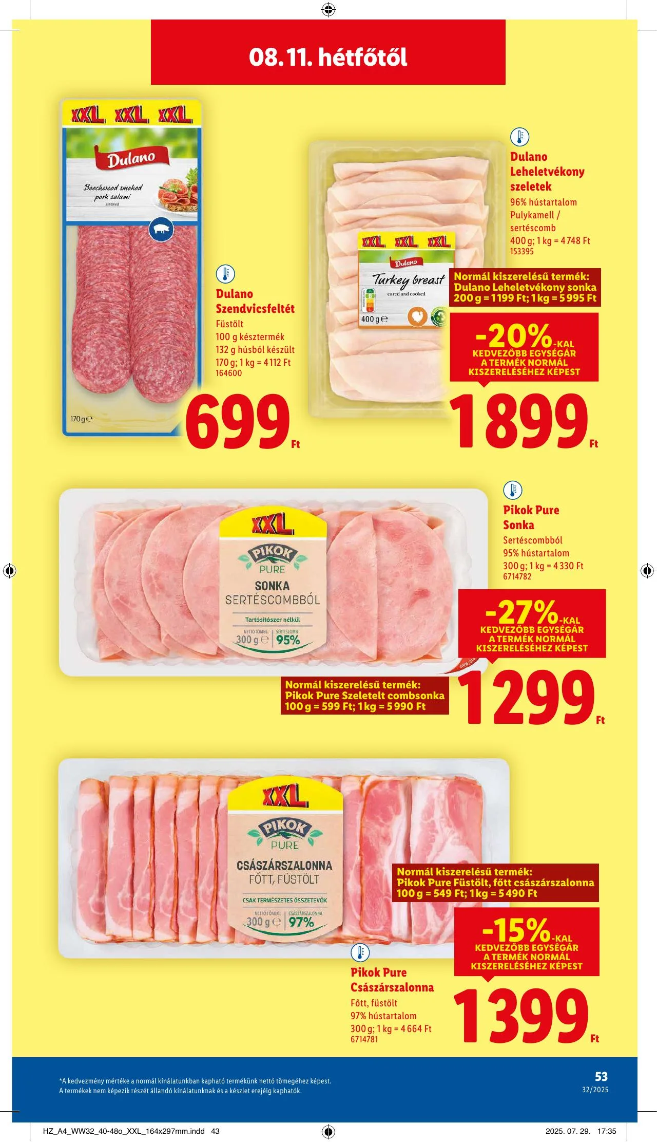 Lidl akciós újság 08.07–08.13 – 53. oldal