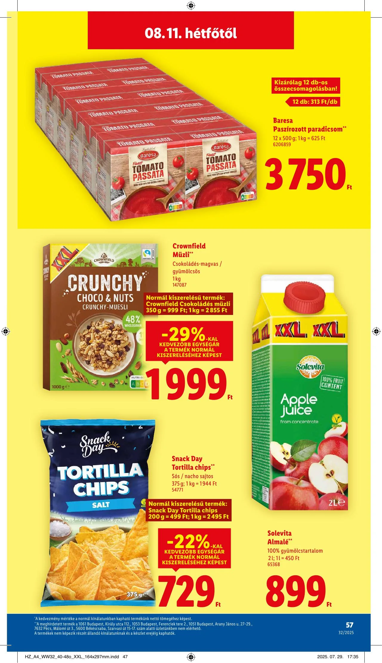 Lidl akciós újság 08.07–08.13 – 57. oldal