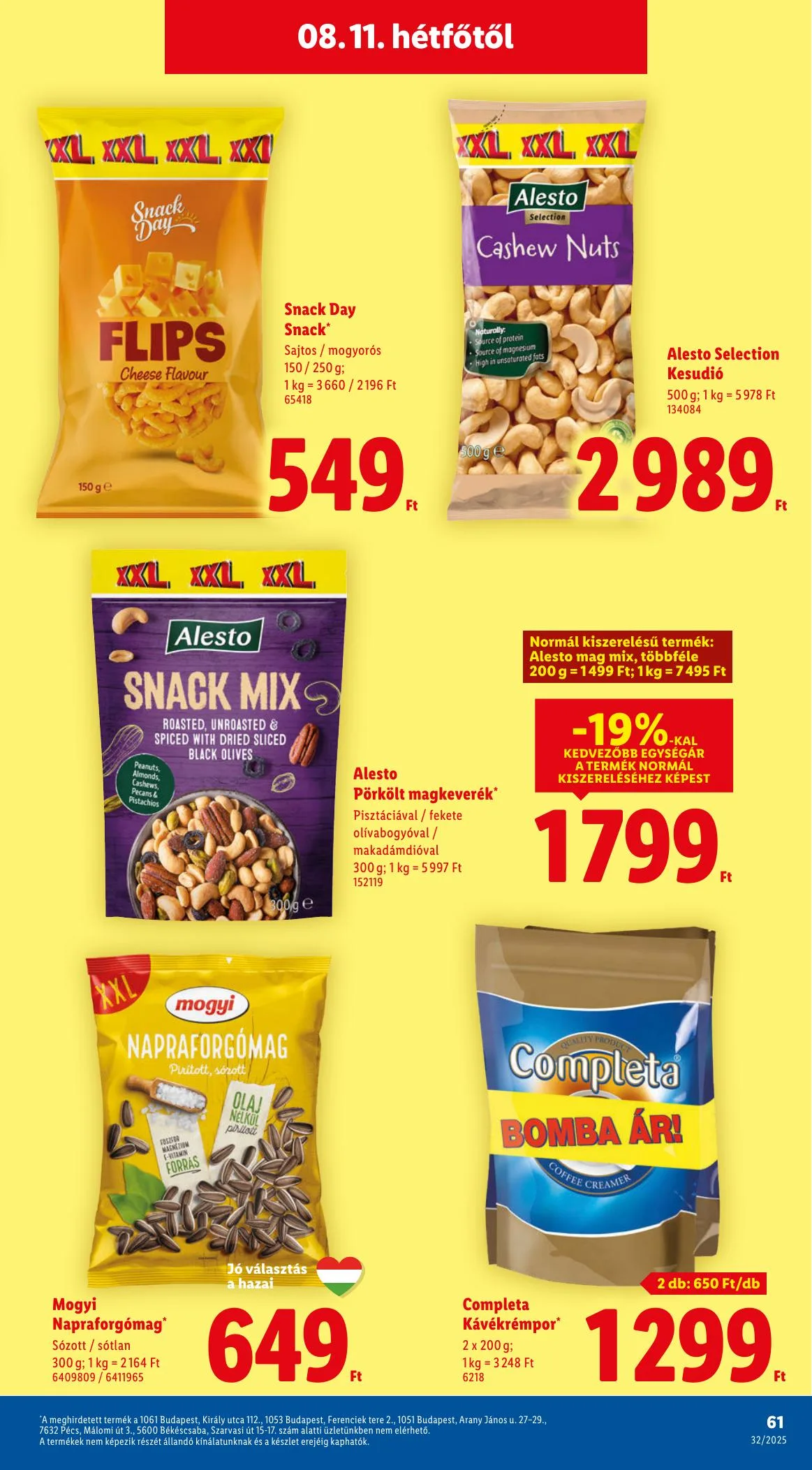 Lidl akciós újság 08.07–08.13 – 61. oldal