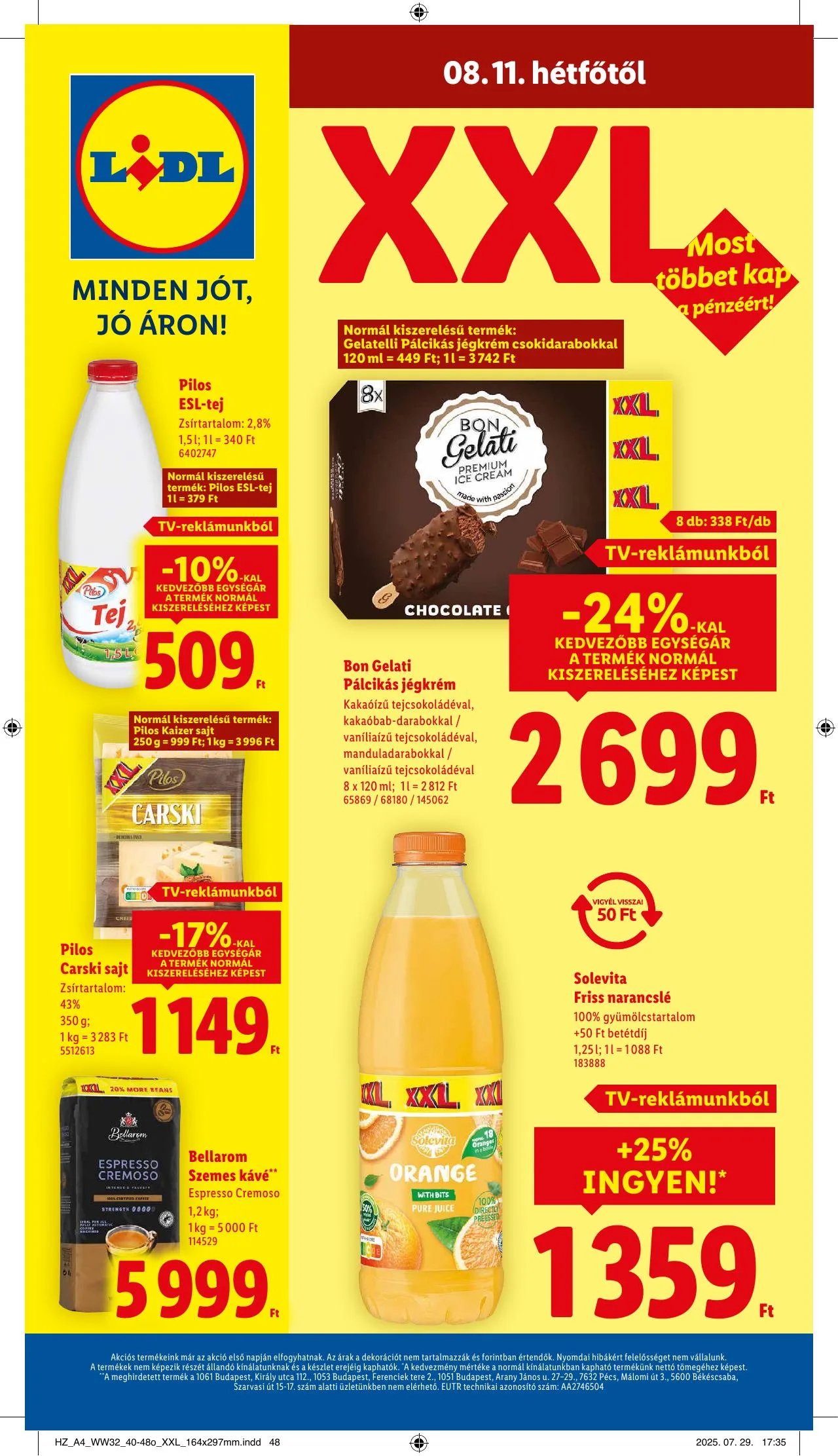 Lidl akciós újság 08.07–08.13 – 66. oldal