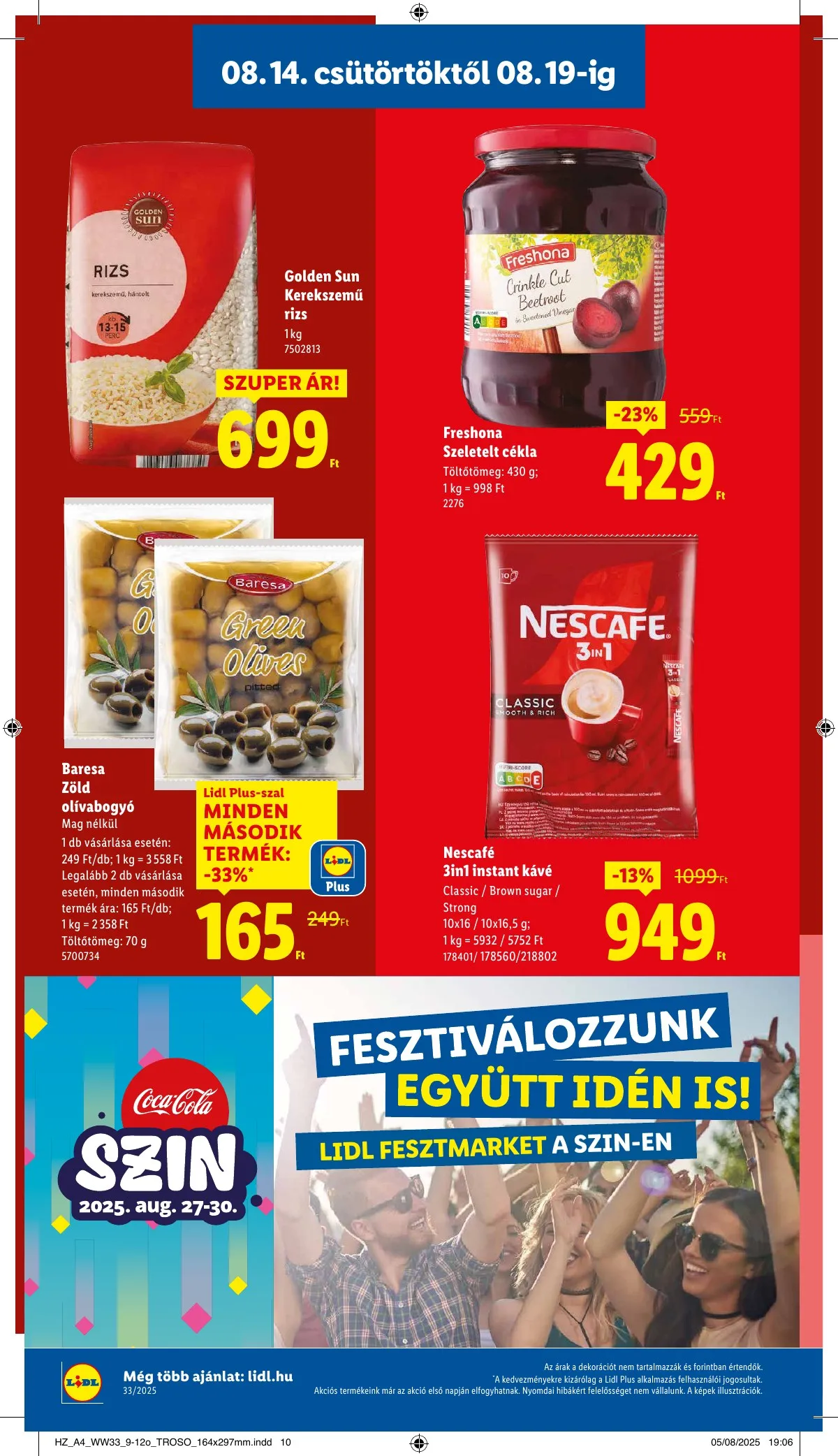 Lidl akciós újság 08.14–08.19 – 12. oldal