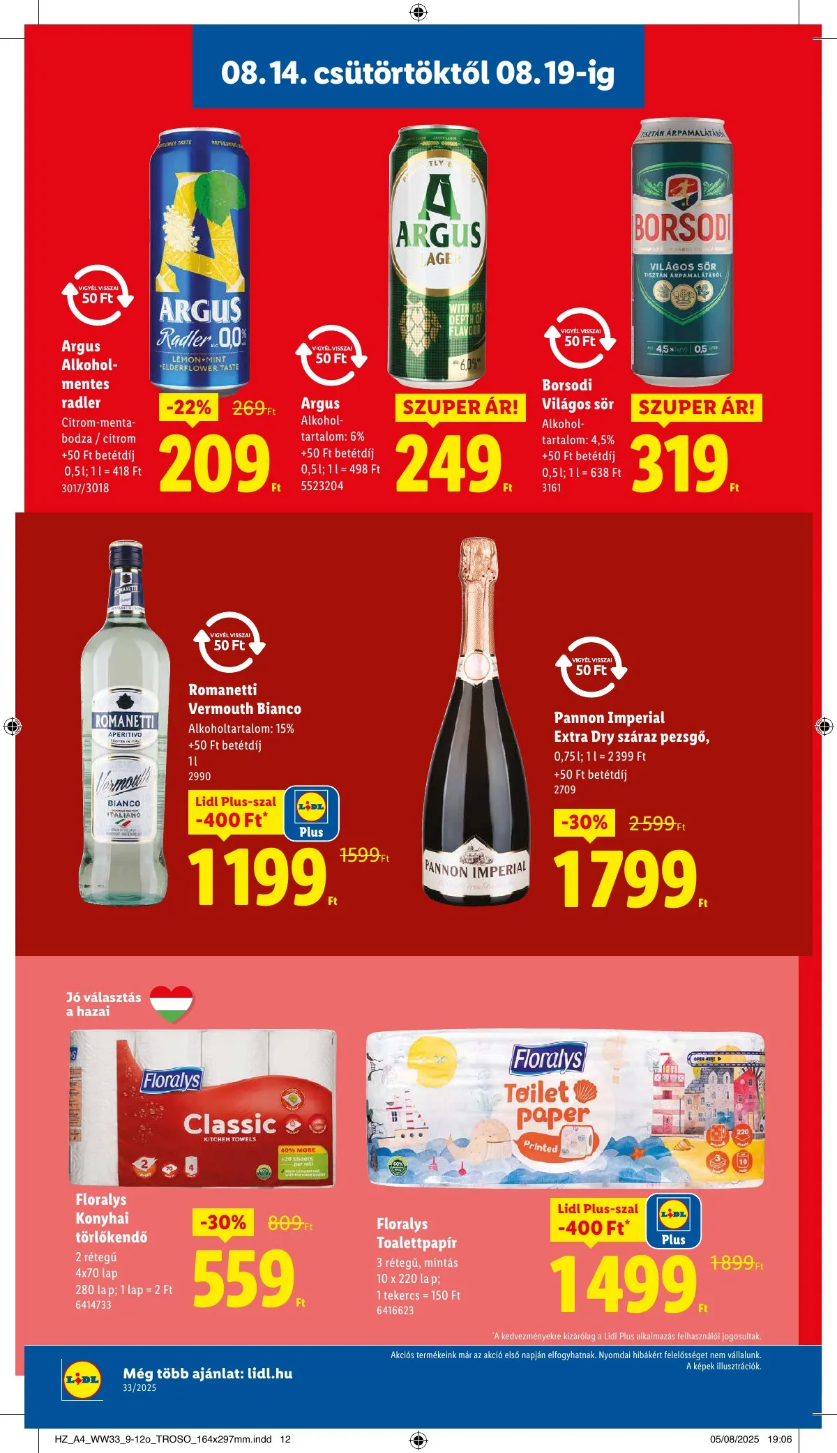 Lidl akciós újság 08.14–08.19 – 14. oldal