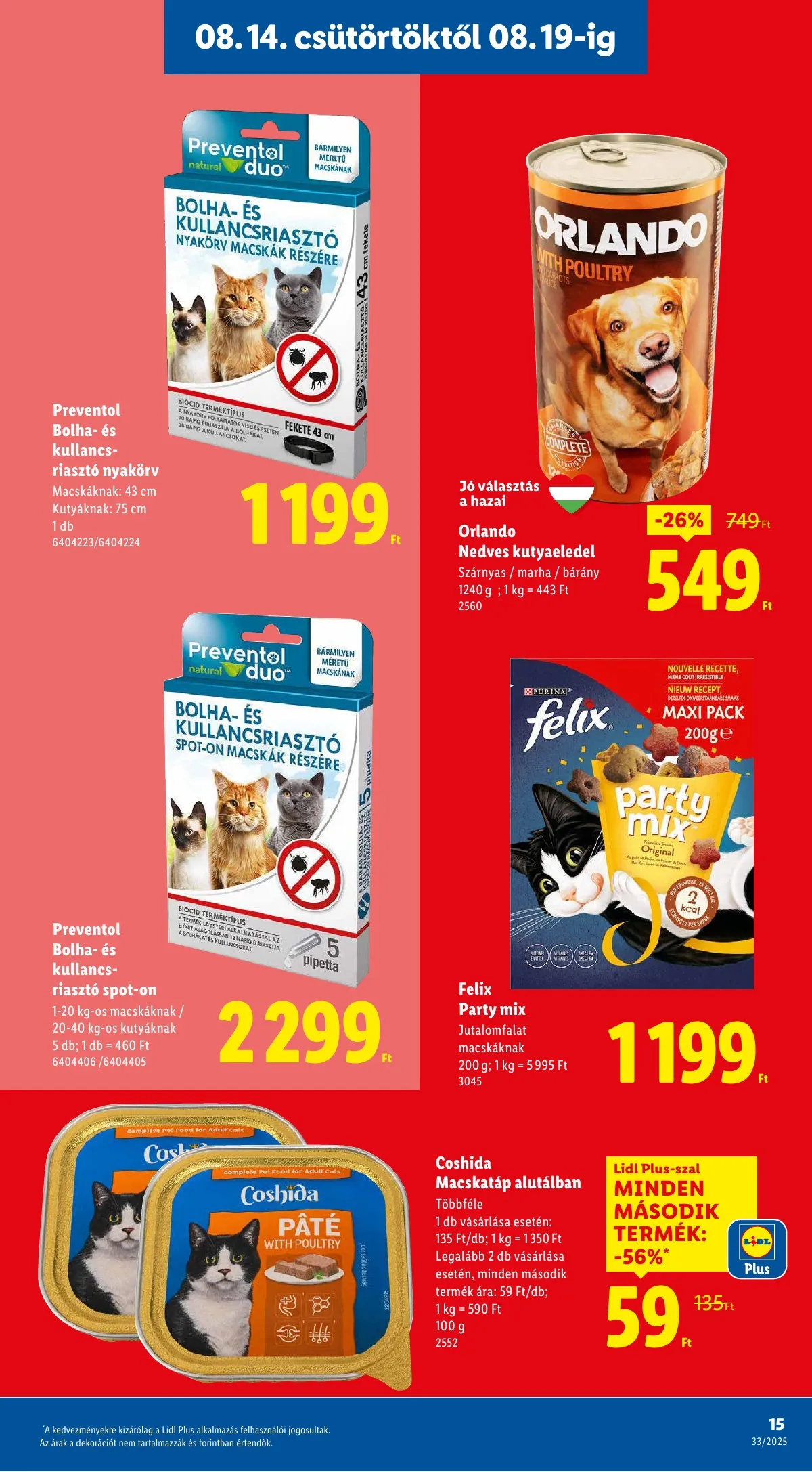Lidl akciós újság 08.14–08.19 – 15. oldal