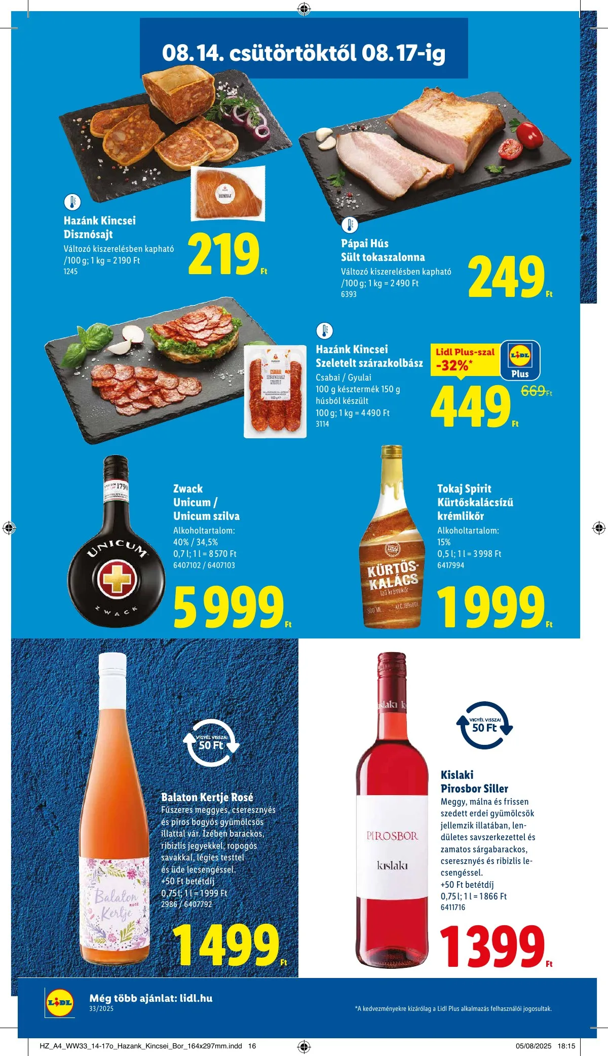 Lidl akciós újság 08.14–08.19 – 22. oldal