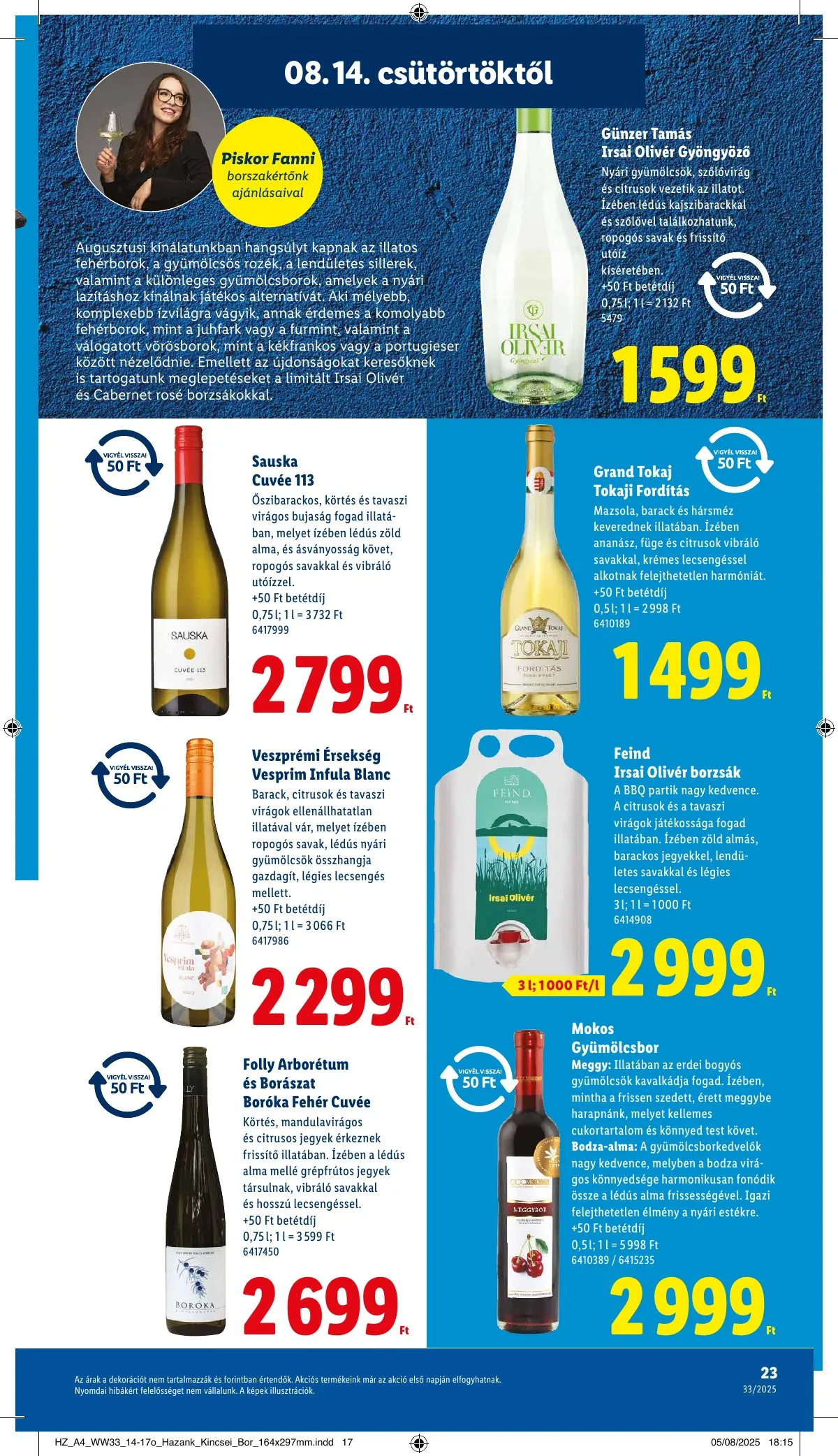 Lidl akciós újság 08.14–08.19 – 23. oldal