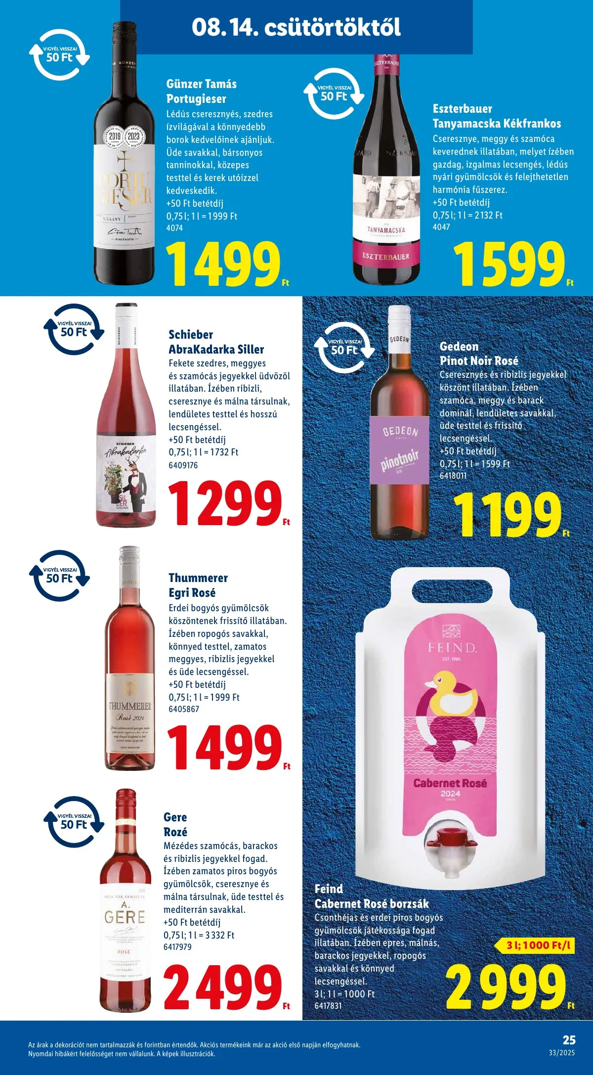 Lidl akciós újság 08.14–08.19 – 25. oldal