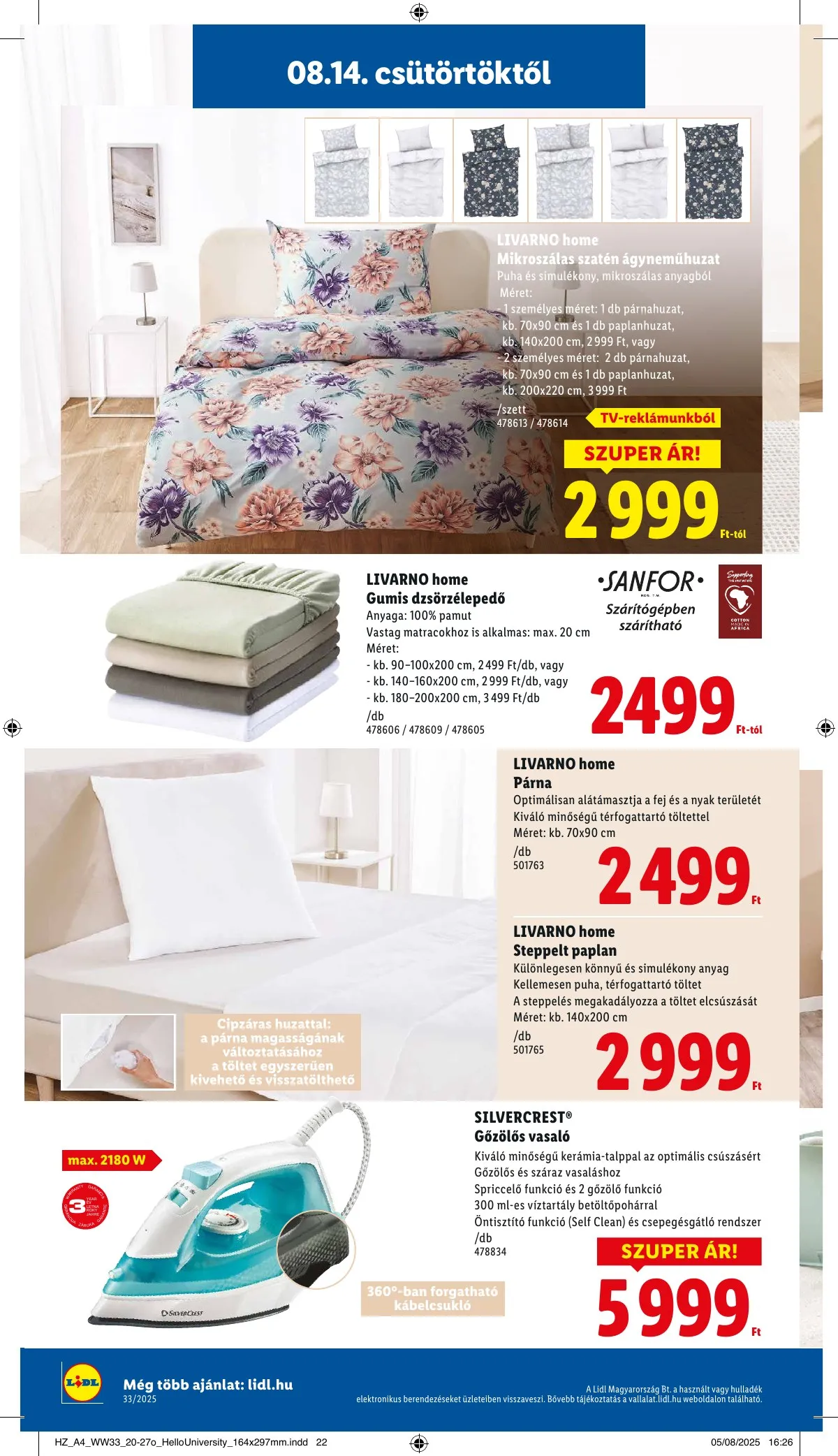 Lidl akciós újság 08.14–08.19 – 30. oldal