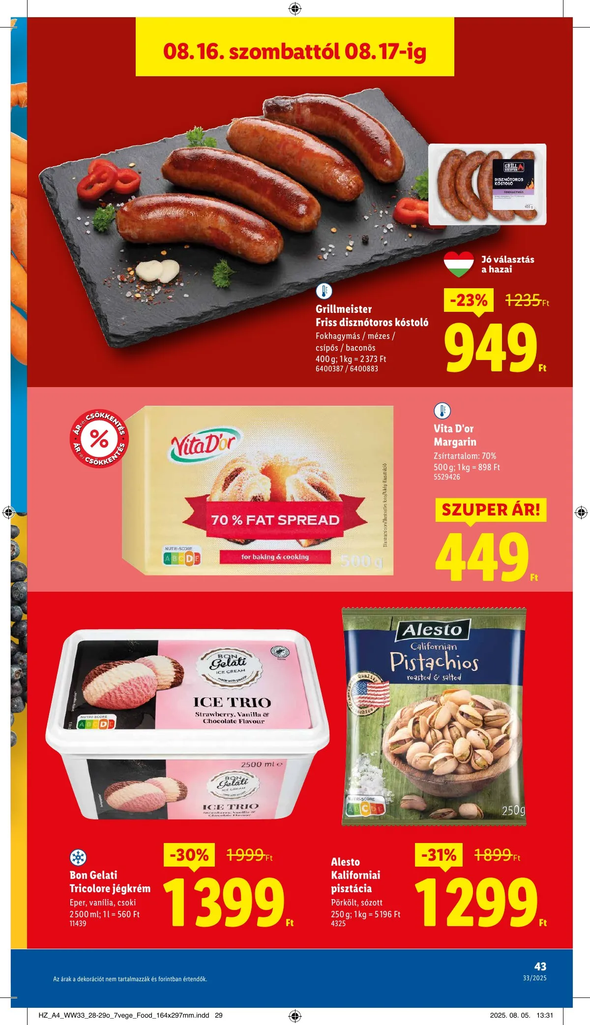 Lidl akciós újság 08.14–08.19 – 43. oldal