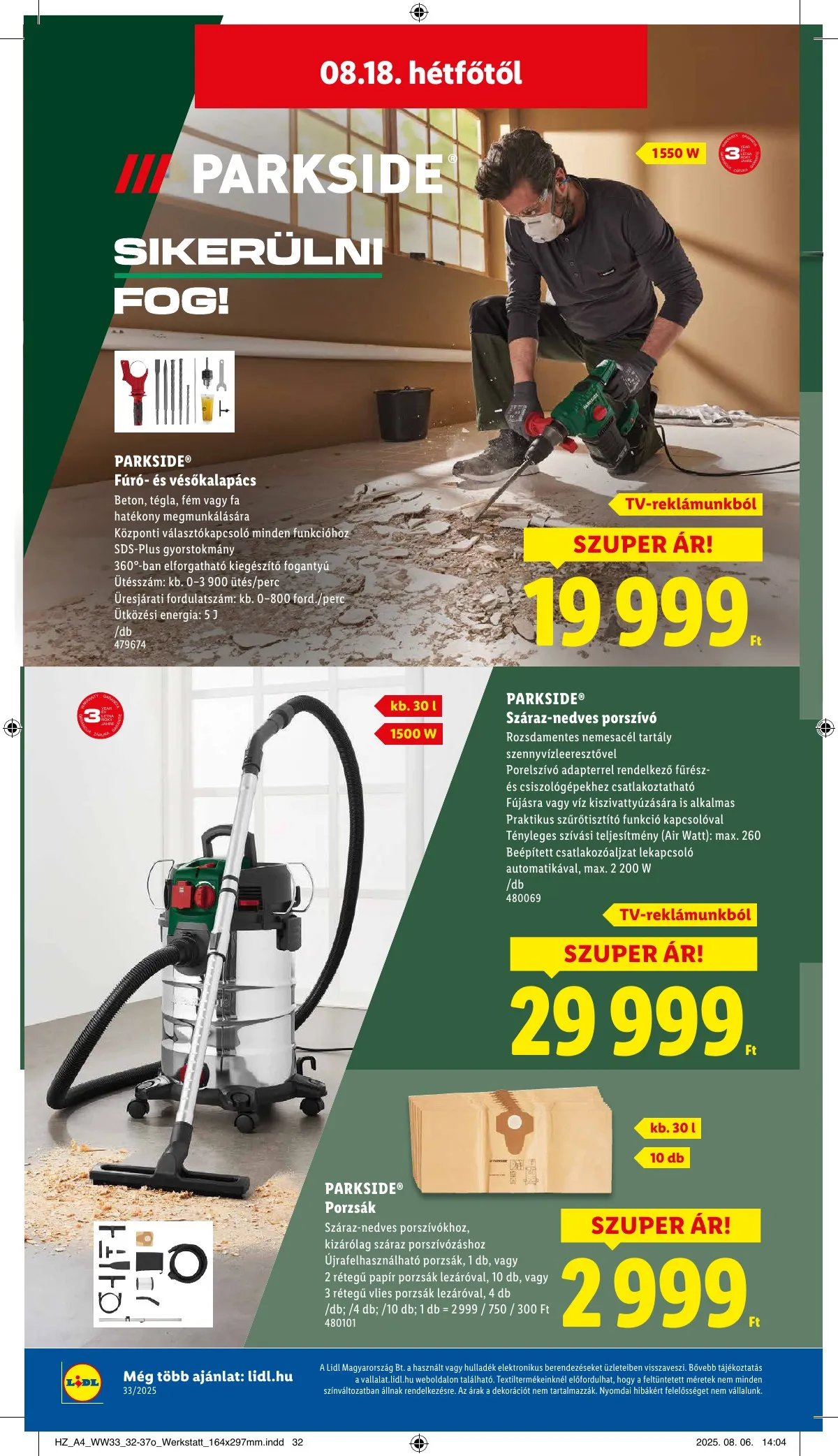 Lidl akciós újság 08.14–08.19 – 46. oldal