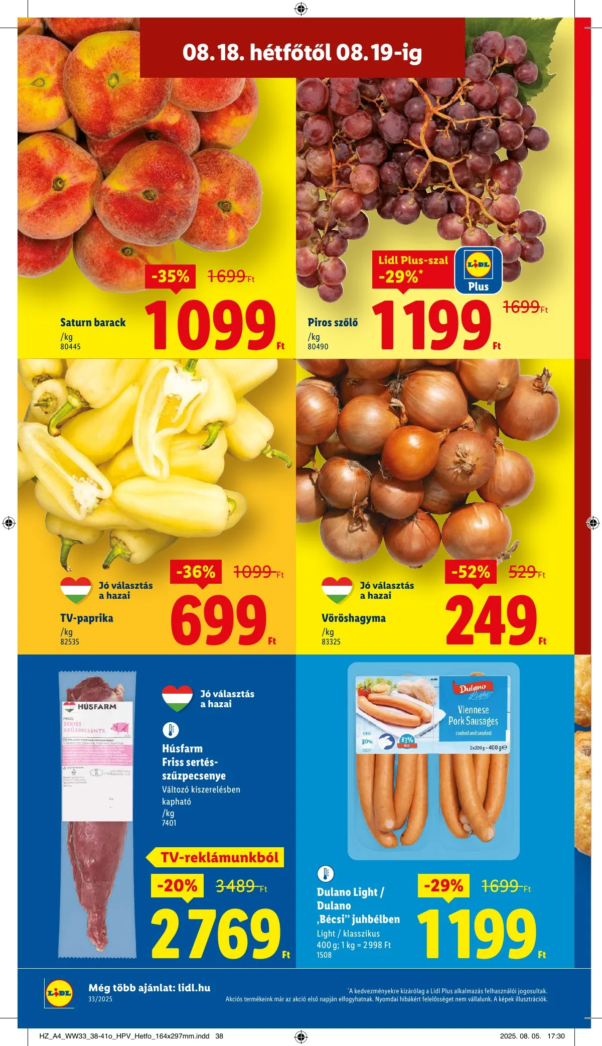 Lidl akciós újság 08.14–08.19 – 52. oldal