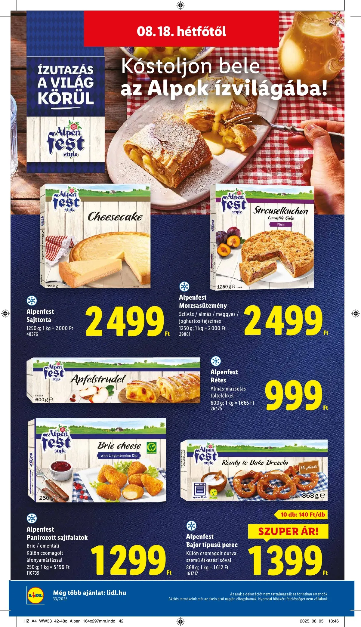 Lidl akciós újság 08.14–08.19 – 56. oldal