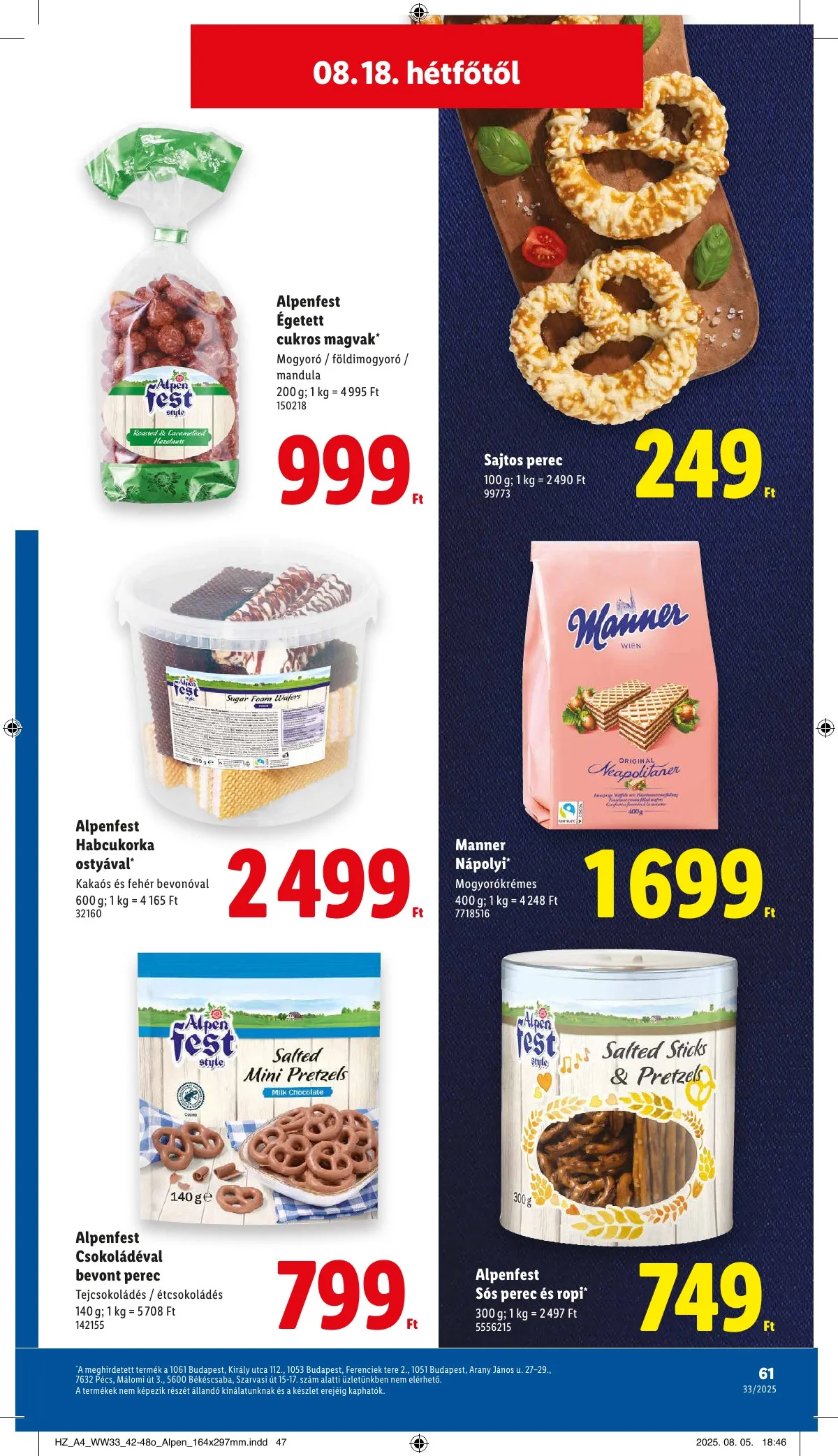 Lidl akciós újság 08.14–08.19 – 61. oldal