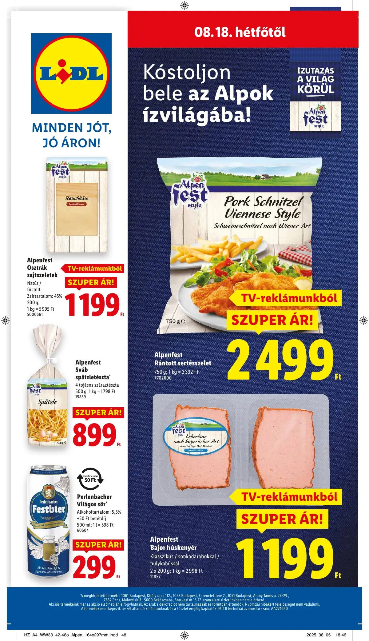 Lidl akciós újság 08.14–08.19 – 64. oldal