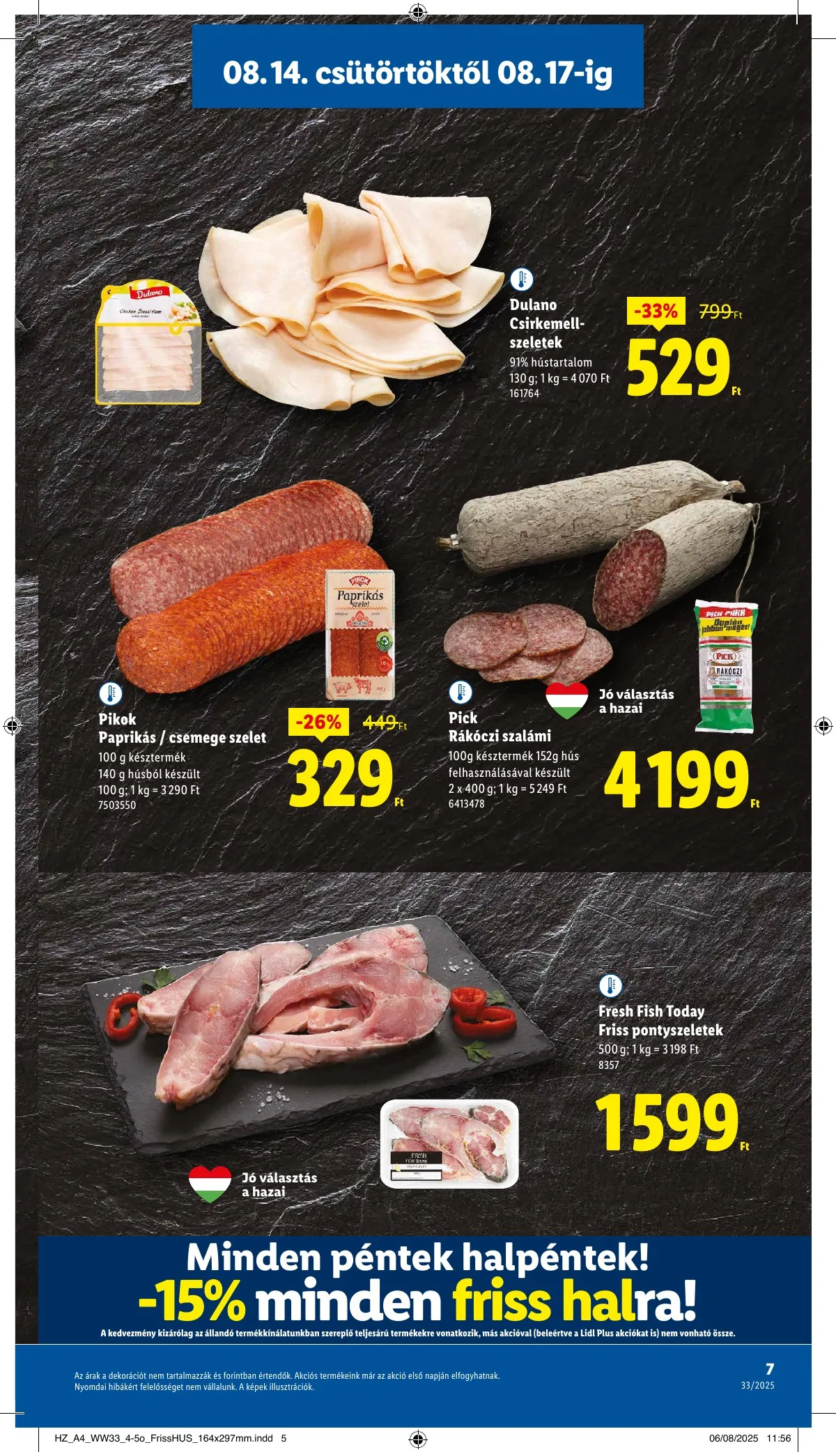 Lidl akciós újság 08.14–08.19 – 7. oldal