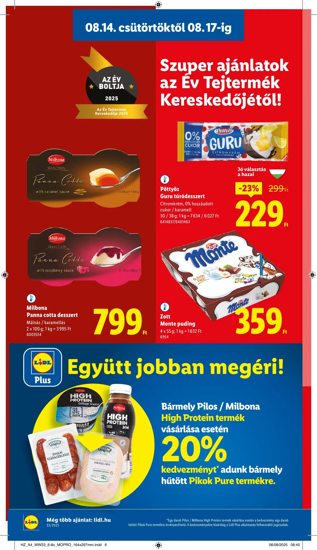 Lidl akciós újság 08.14–08.19 – 8. oldal