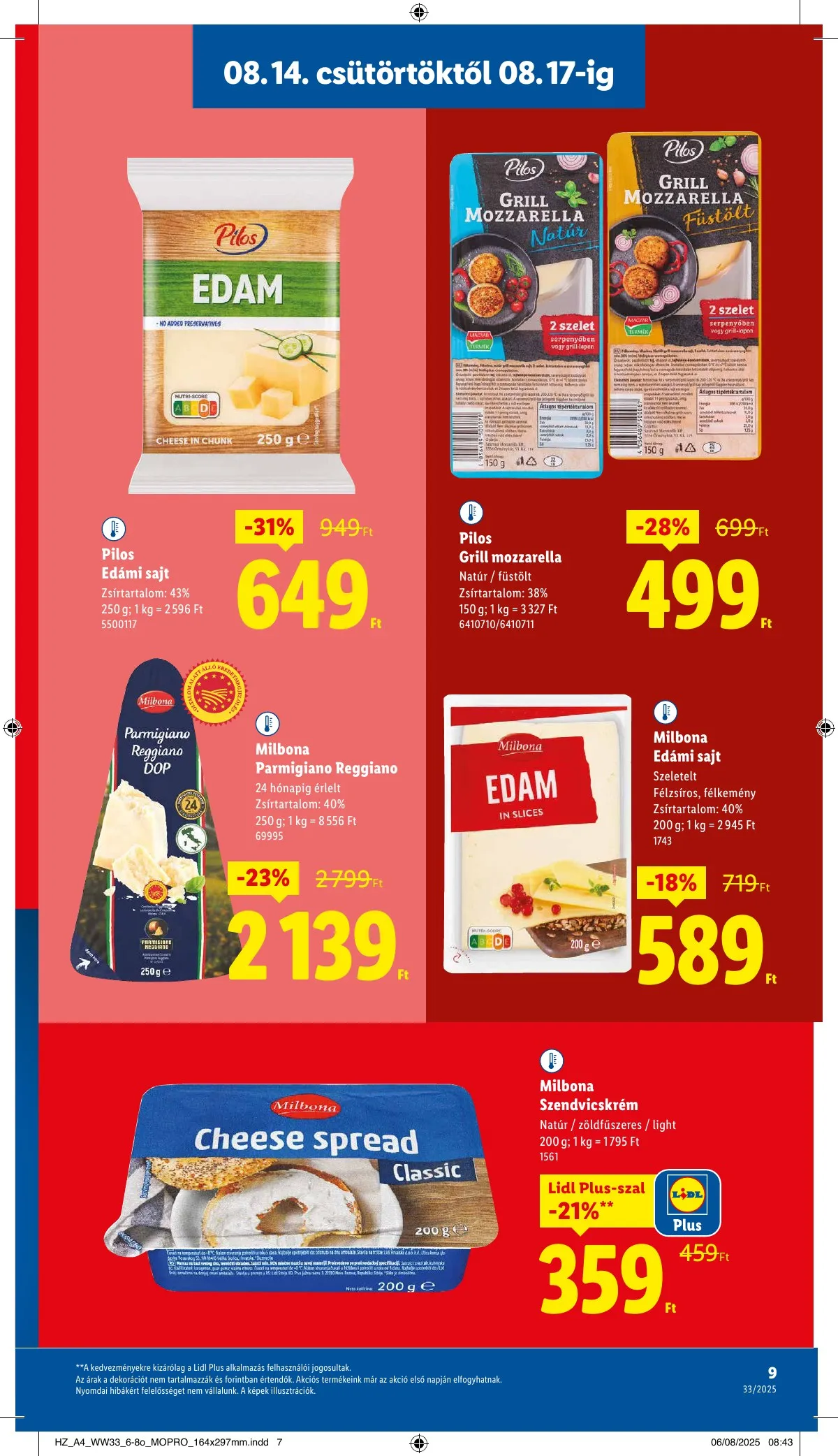 Lidl akciós újság 08.14–08.19 – 9. oldal