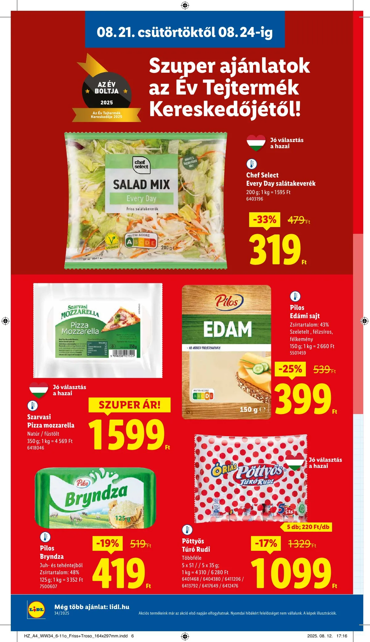 Lidl akciós újság 08.21–08.27 – 10. oldal