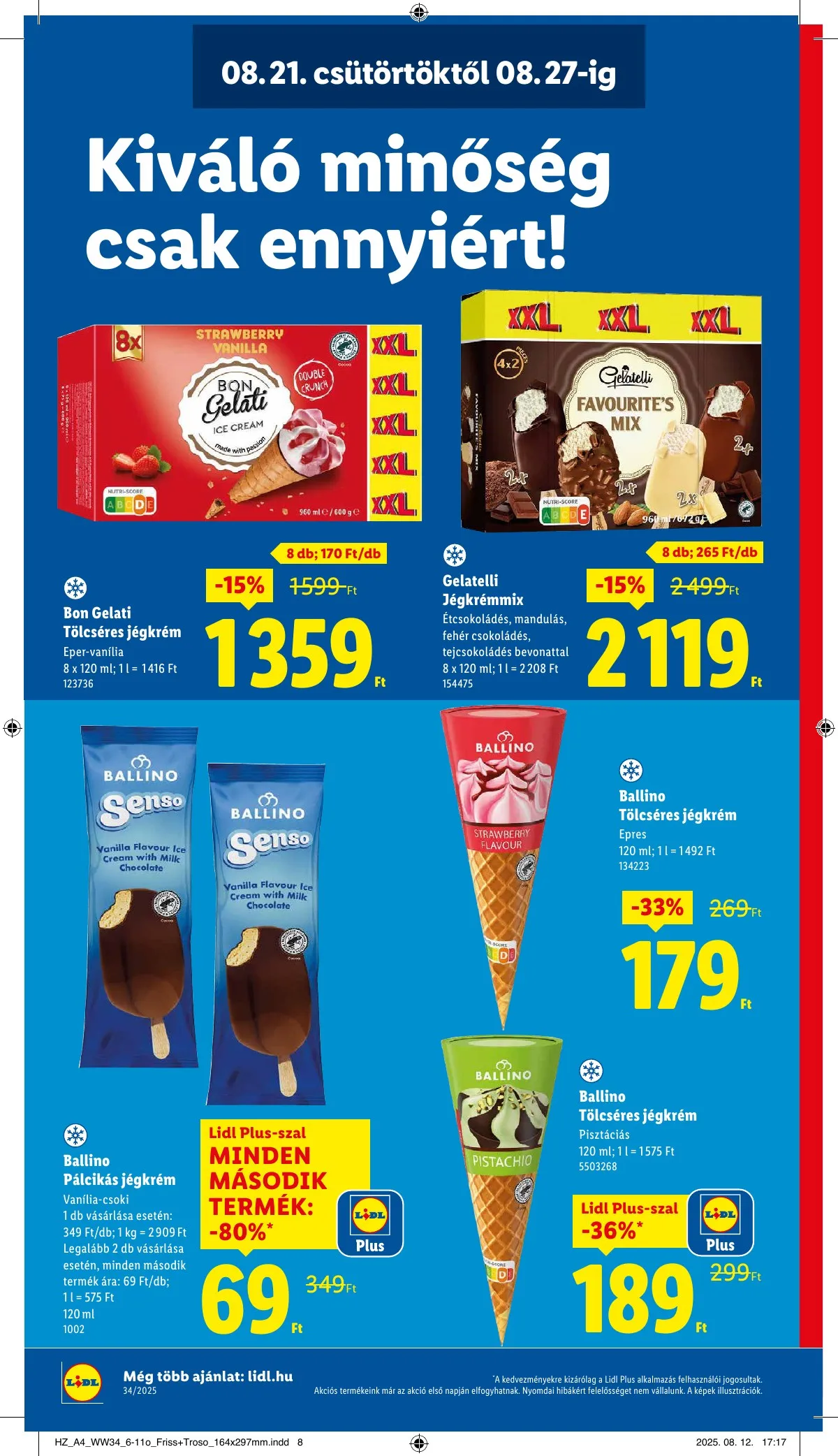 Lidl akciós újság 08.21–08.27 – 12. oldal