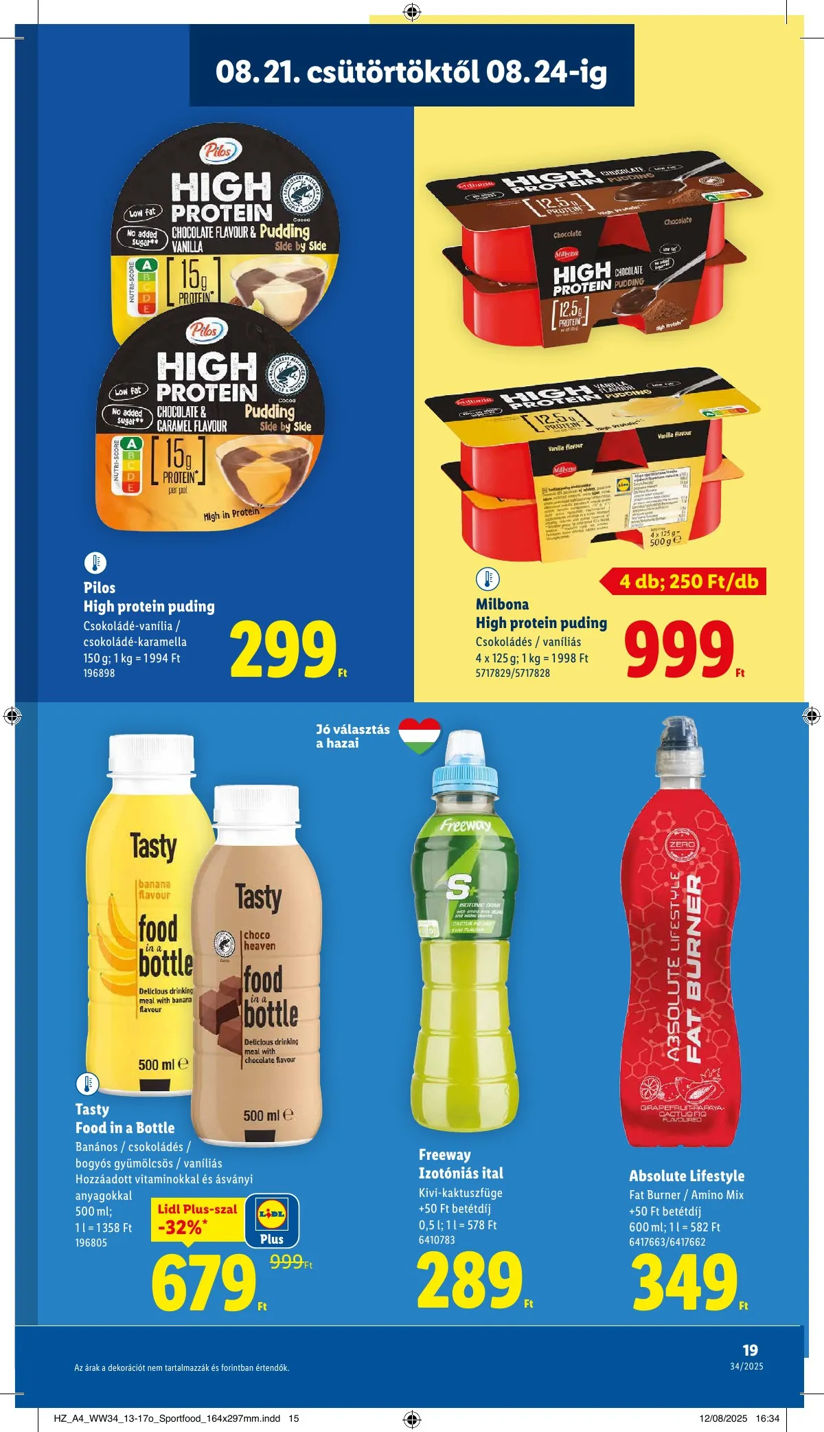 Lidl akciós újság 08.21–08.27 – 19. oldal