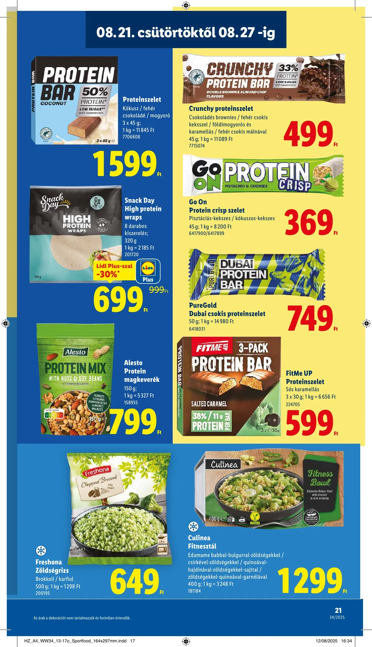 Lidl akciós újság 08.21–08.27 – 21. oldal