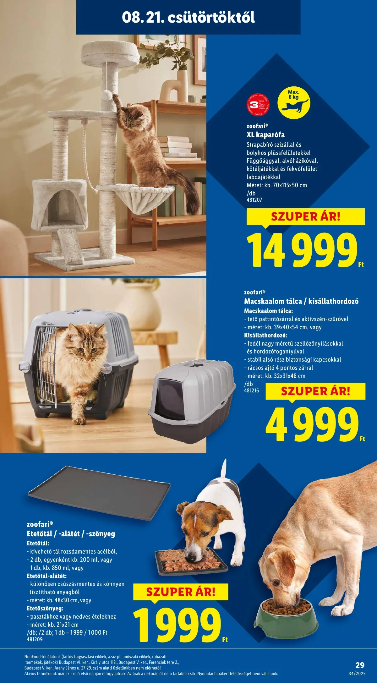 Lidl akciós újság 08.21–08.27 – 29. oldal