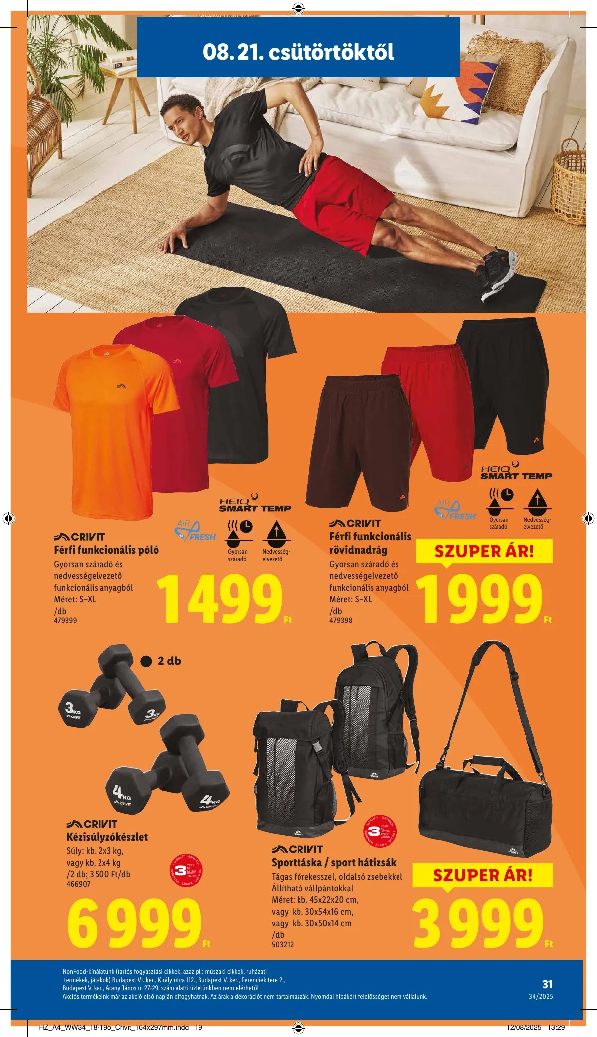 Lidl akciós újság 08.21–08.27 – 31. oldal
