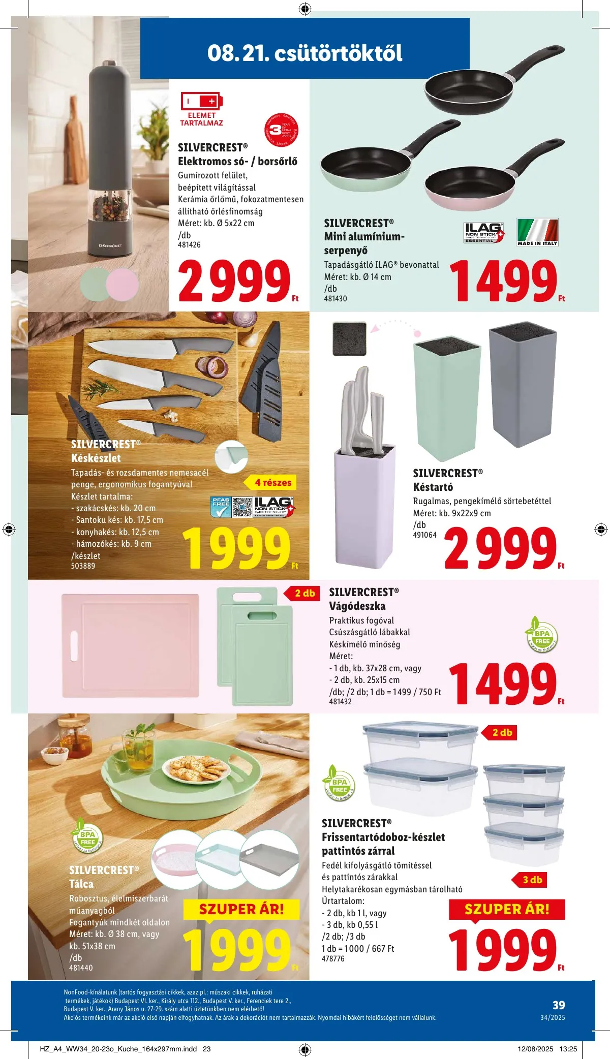 Lidl akciós újság 08.21–08.27 – 39. oldal