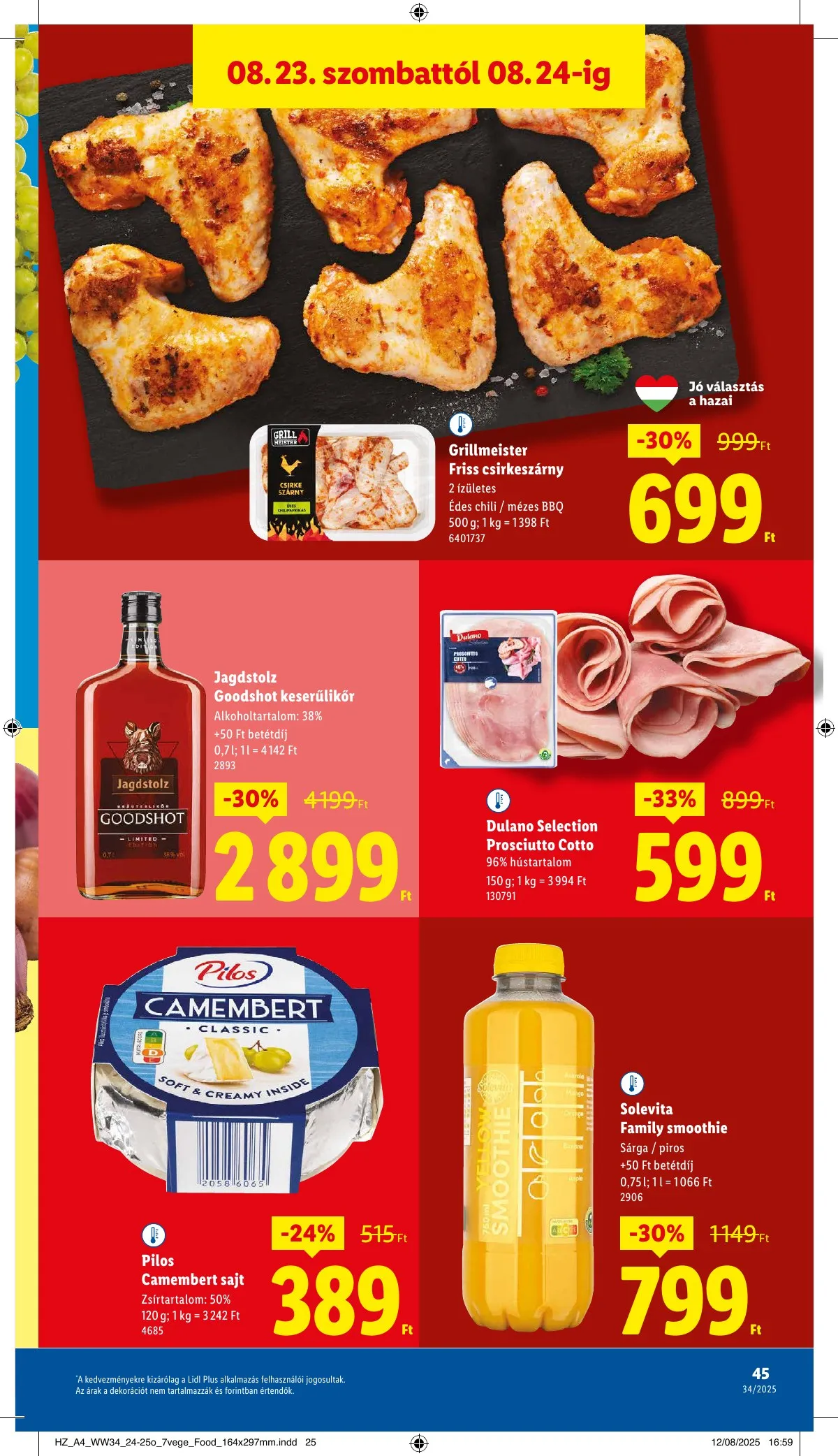 Lidl akciós újság 08.21–08.27 – 45. oldal