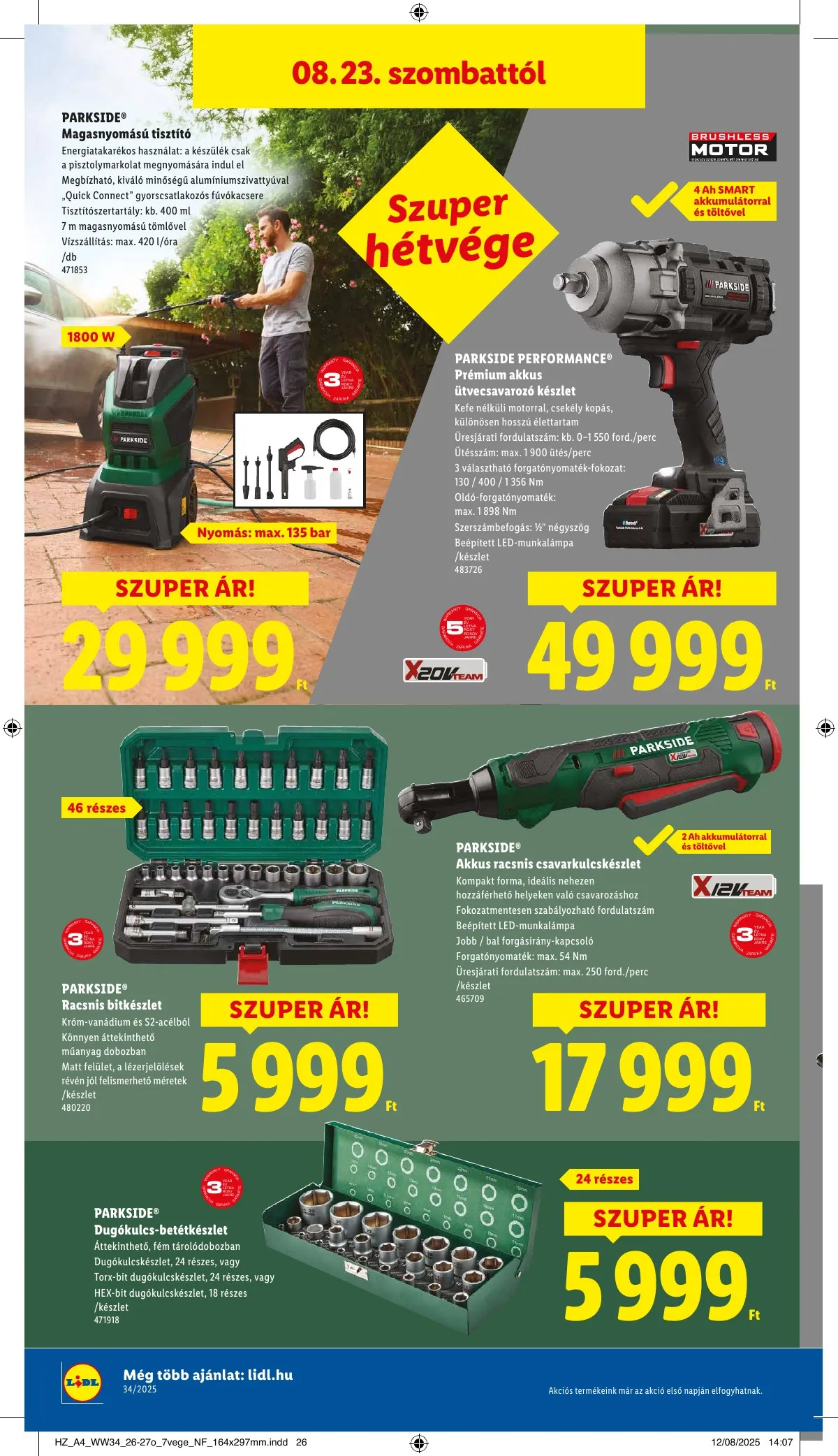 Lidl akciós újság 08.21–08.27 – 46. oldal