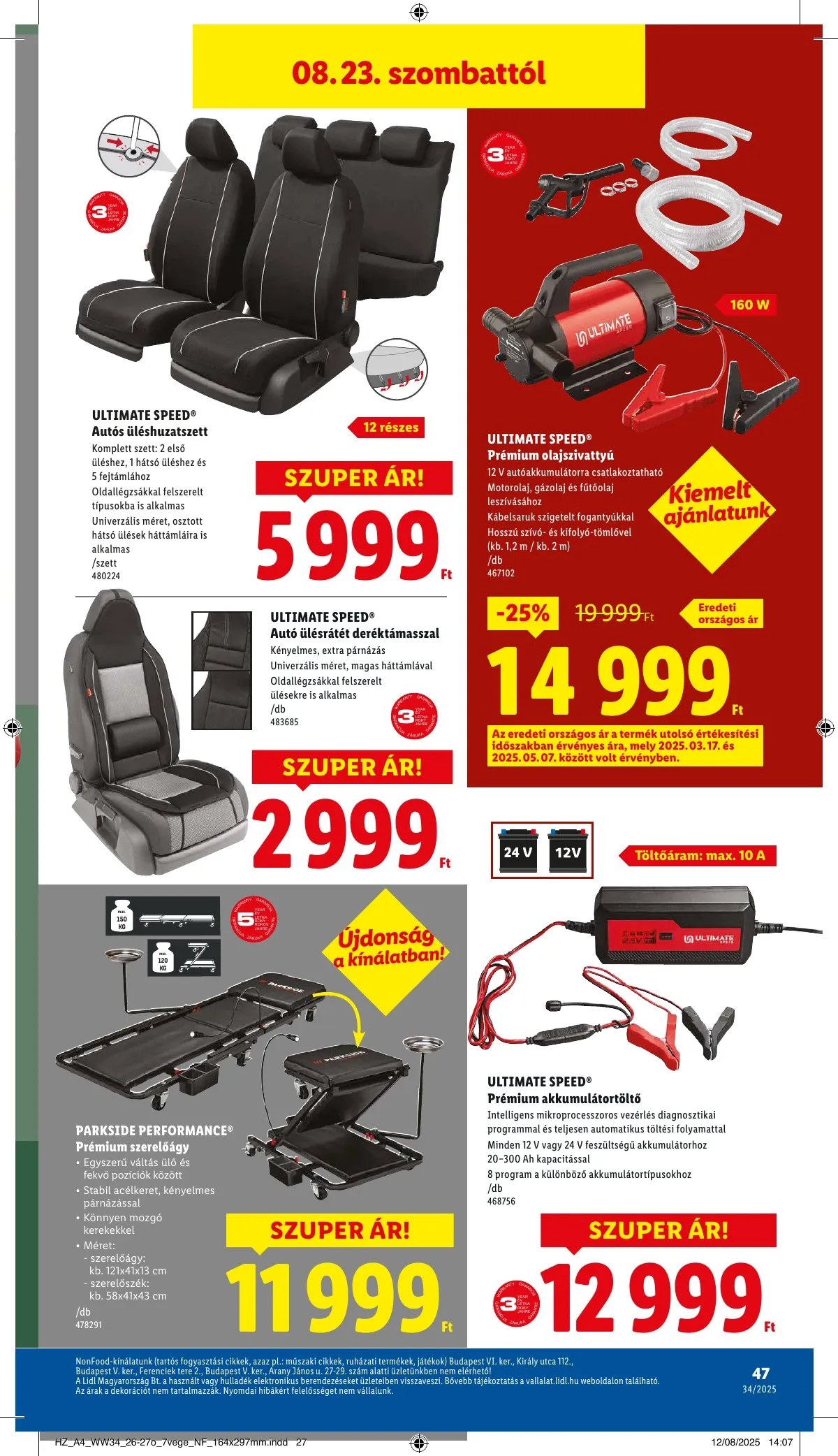Lidl akciós újság 08.21–08.27 – 47. oldal
