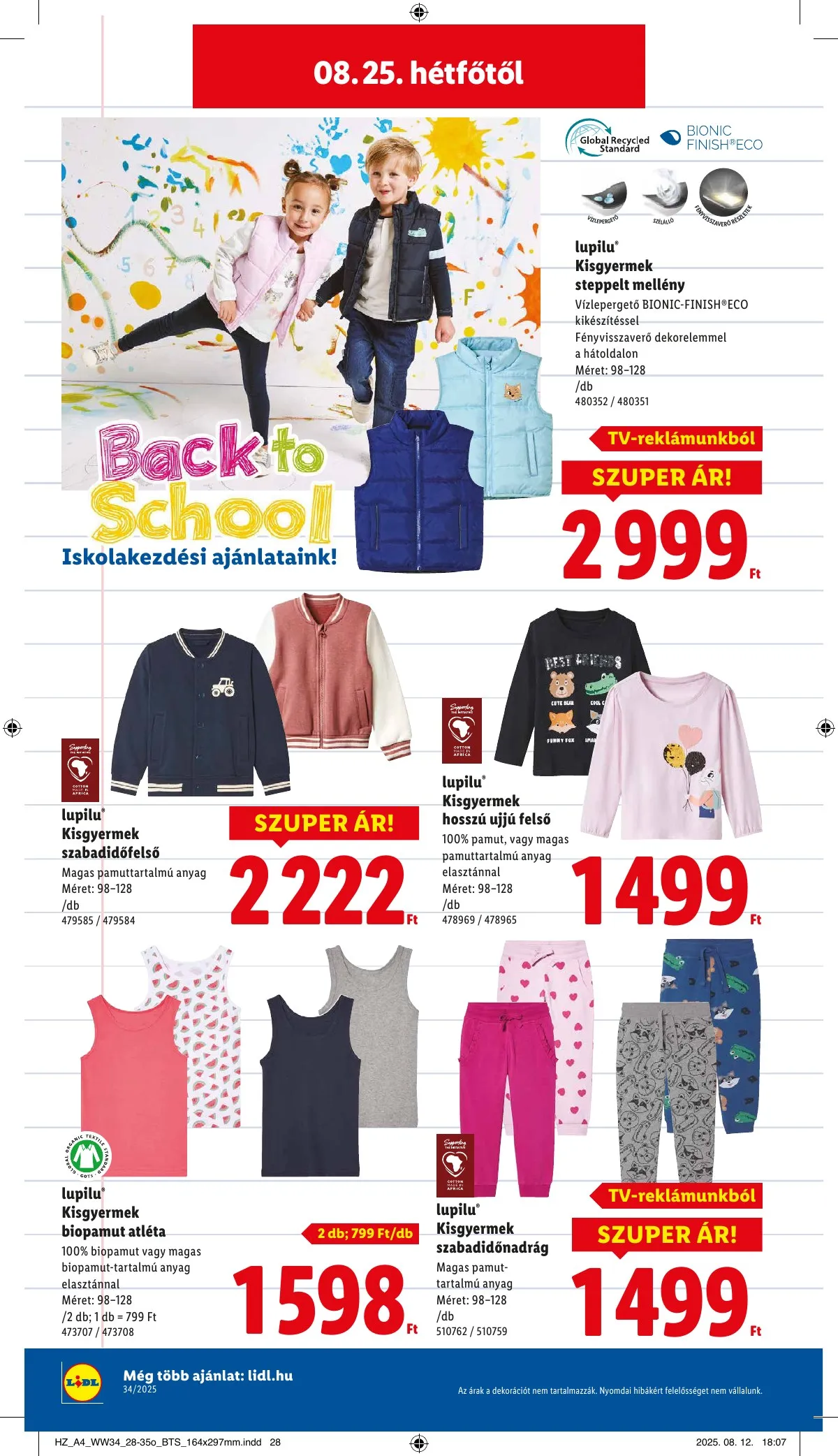 Lidl akciós újság 08.21–08.27 – 48. oldal