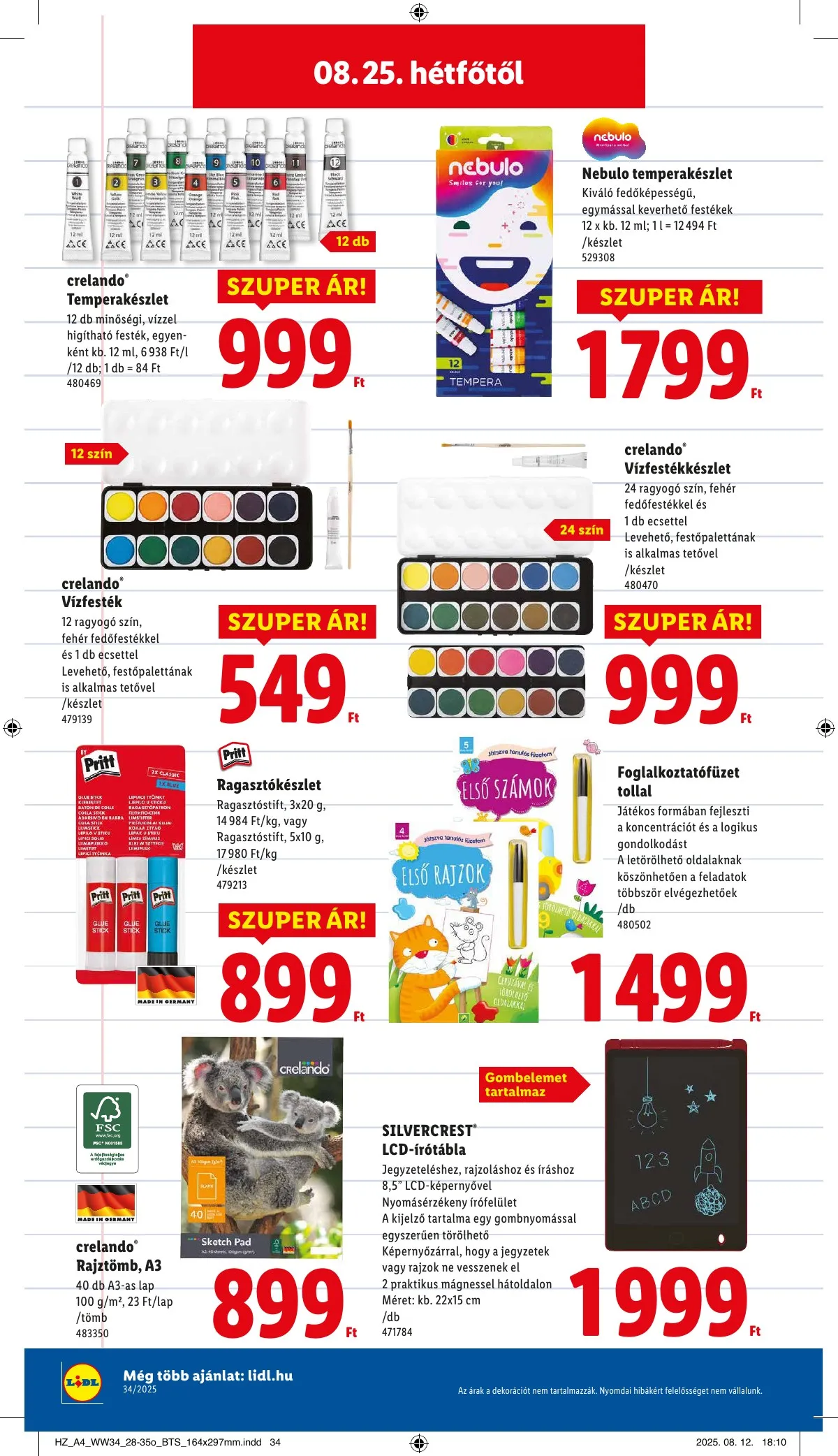 Lidl akciós újság 08.21–08.27 – 54. oldal
