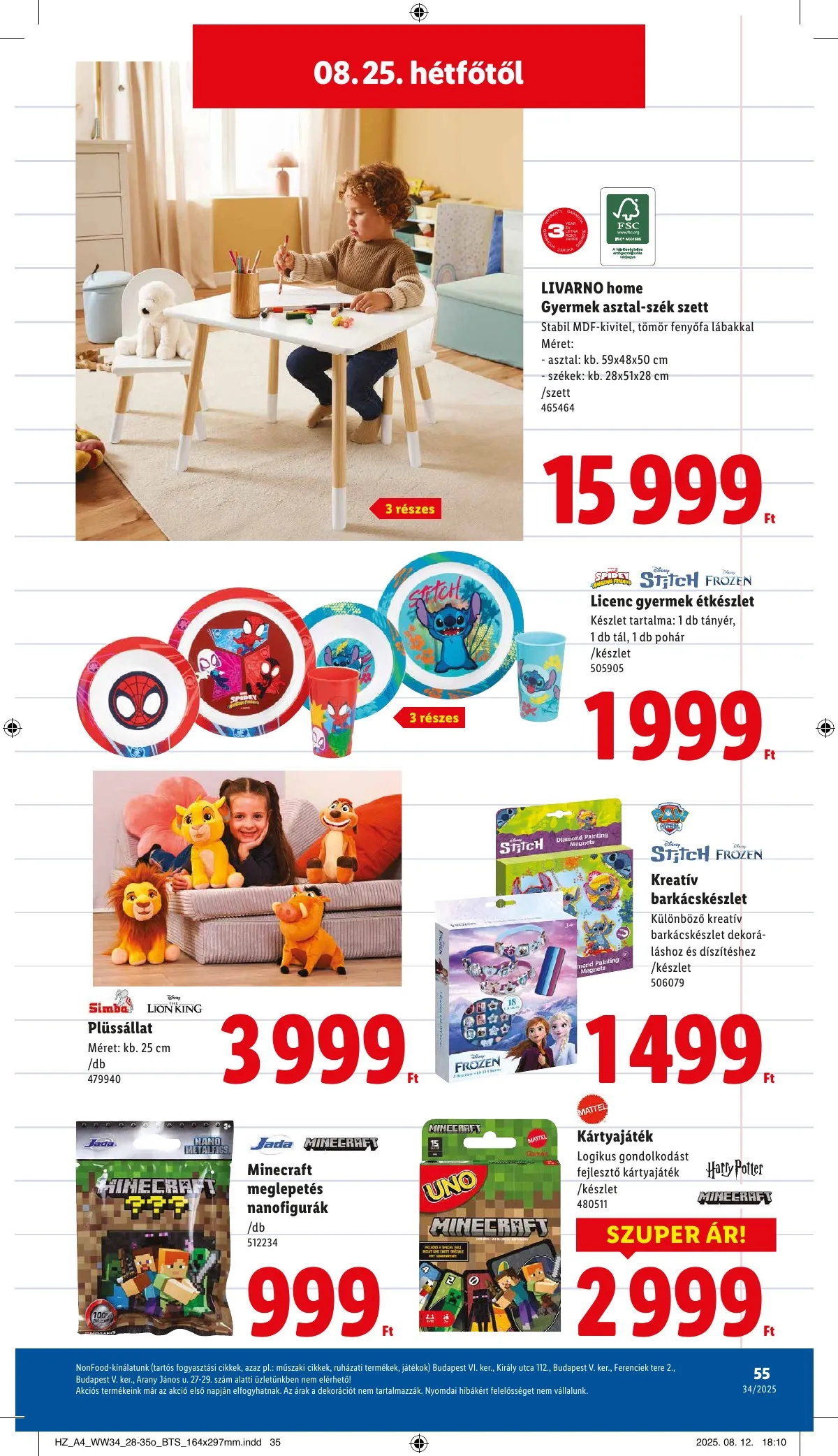 Lidl akciós újság 08.21–08.27 – 55. oldal