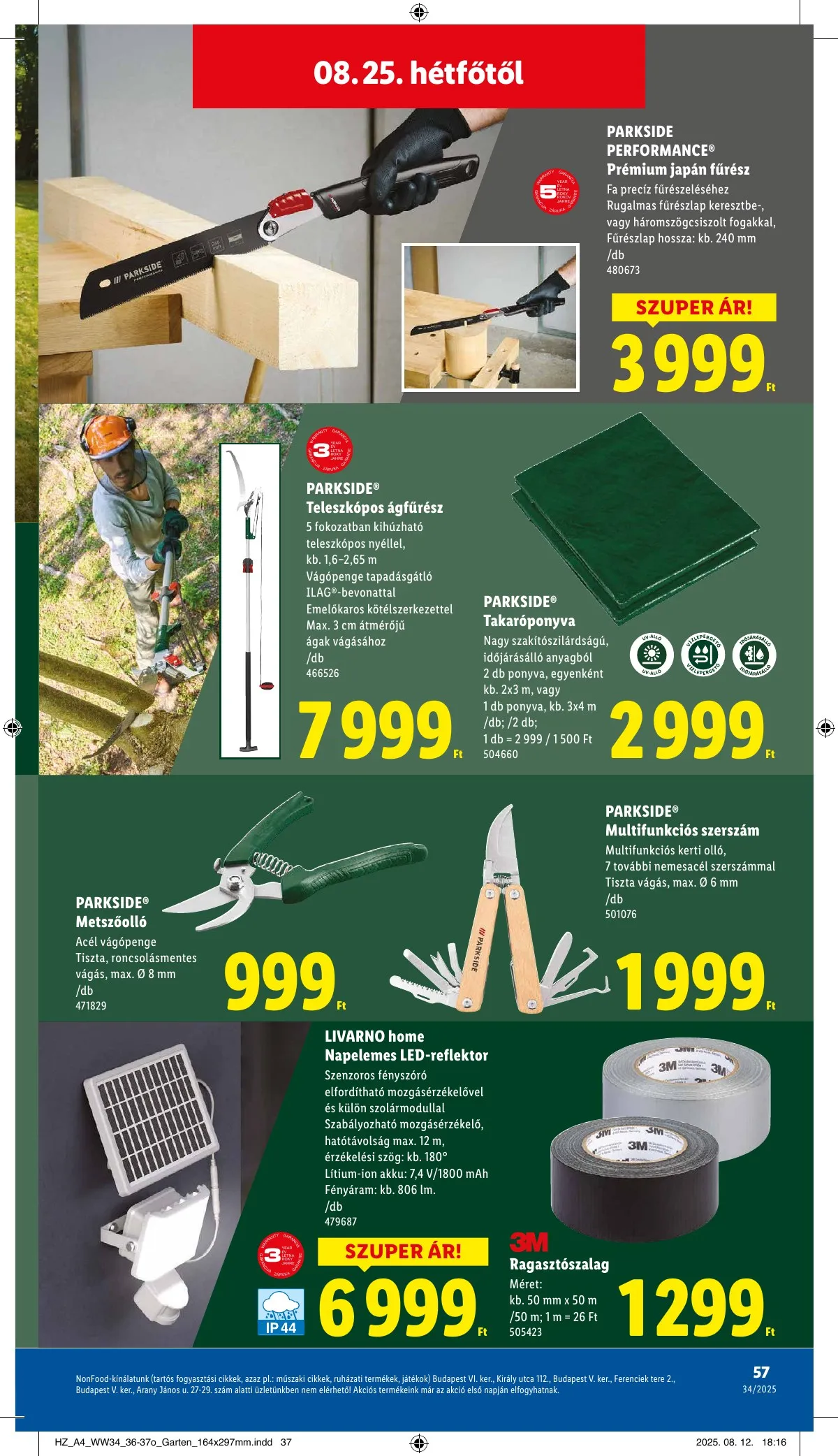 Lidl akciós újság 08.21–08.27 – 57. oldal