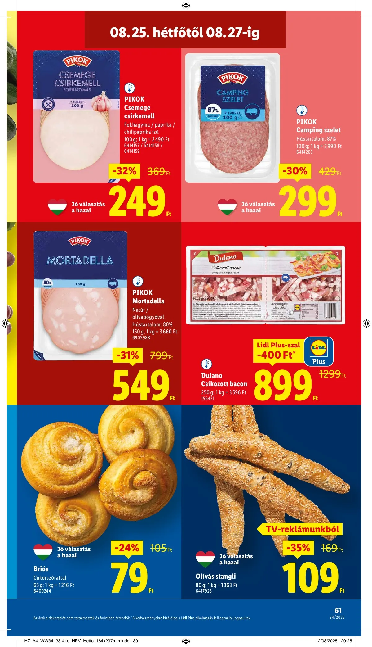 Lidl akciós újság 08.21–08.27 – 61. oldal