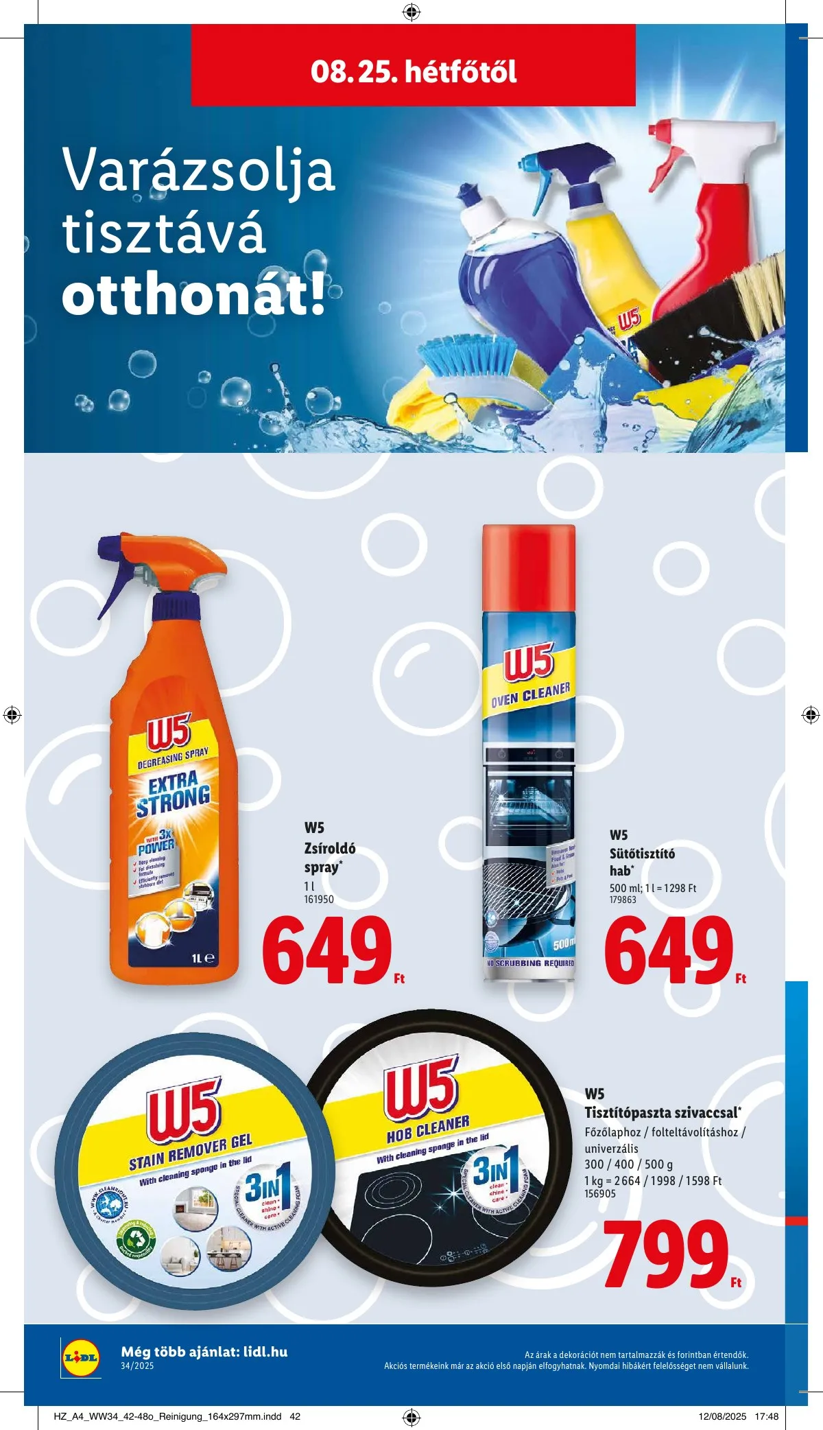 Lidl akciós újság 08.21–08.27 – 64. oldal