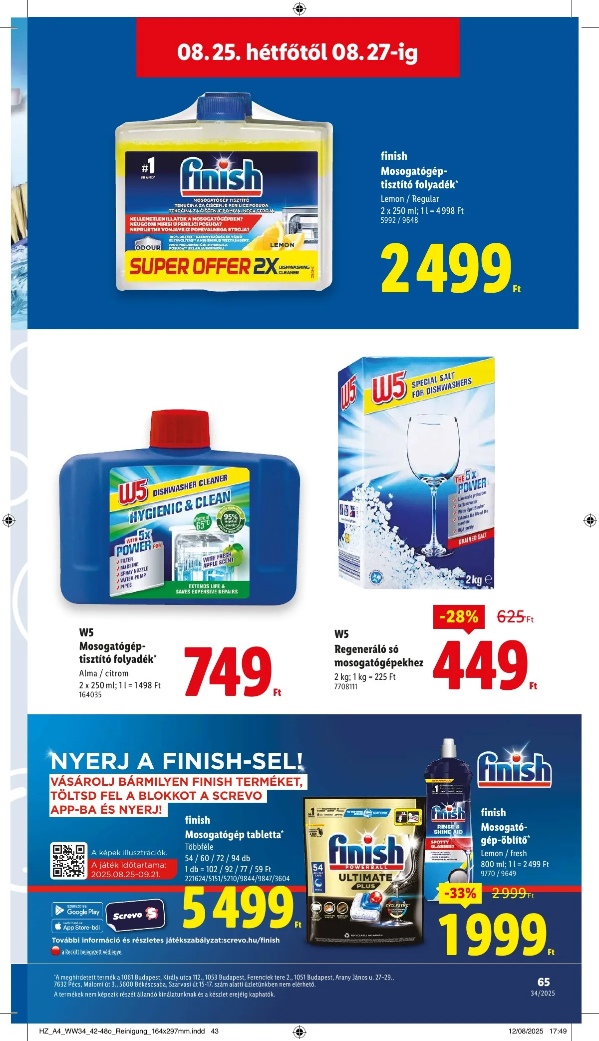 Lidl akciós újság 08.21–08.27 – 65. oldal