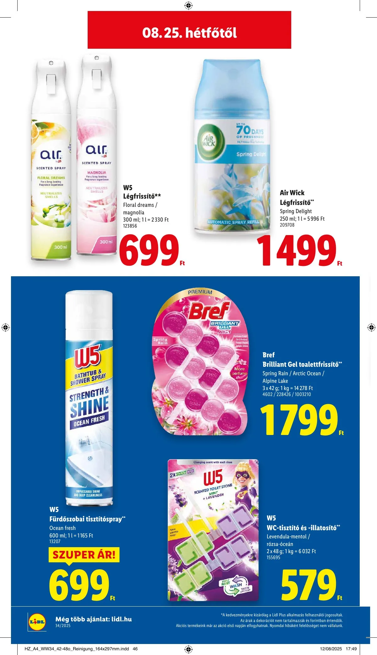 Lidl akciós újság 08.21–08.27 – 68. oldal