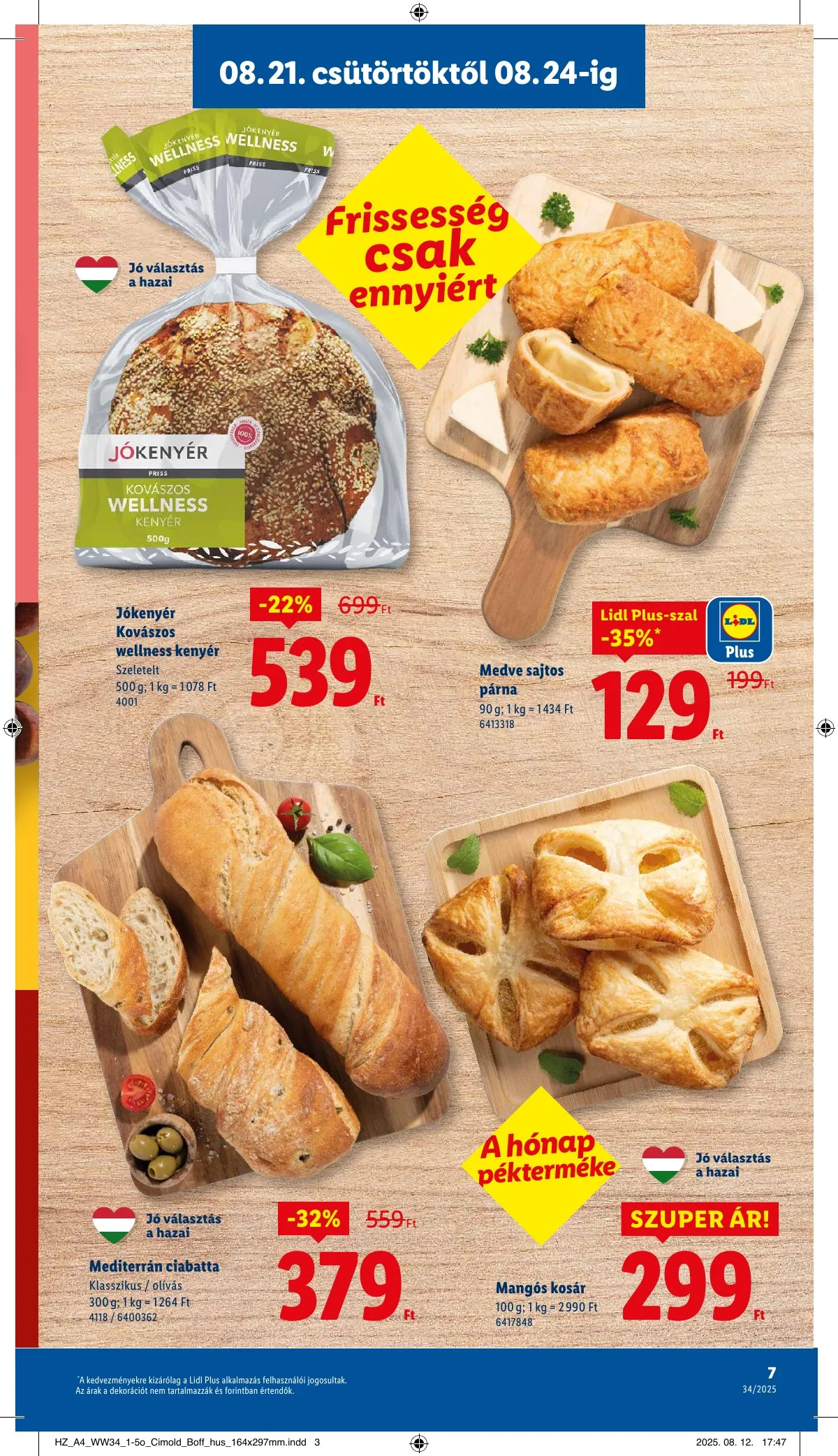 Lidl akciós újság 08.21–08.27 – 7. oldal