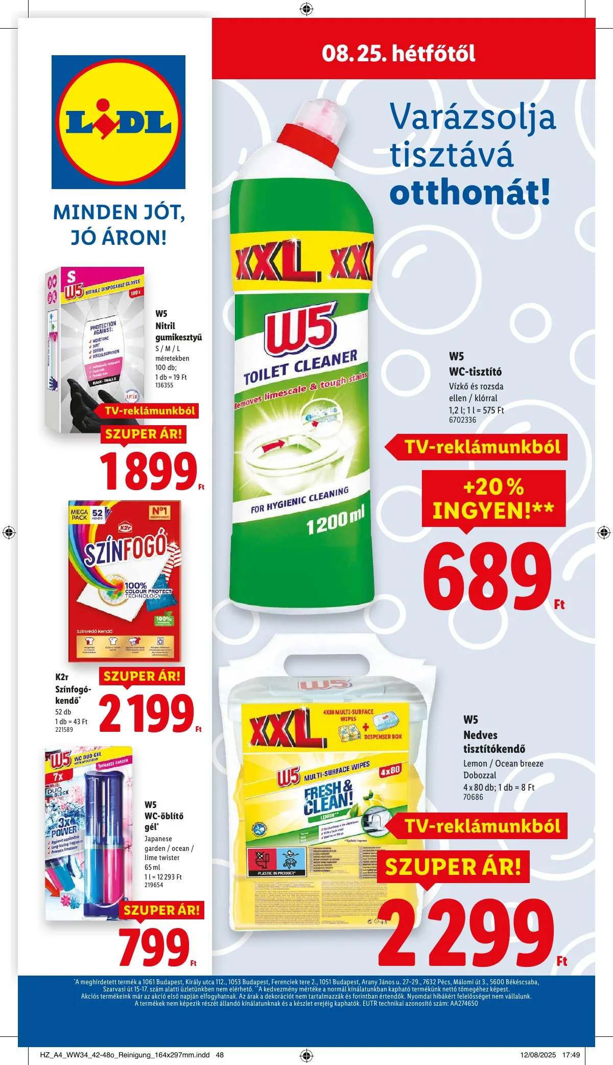 Lidl akciós újság 08.21–08.27 – 70. oldal